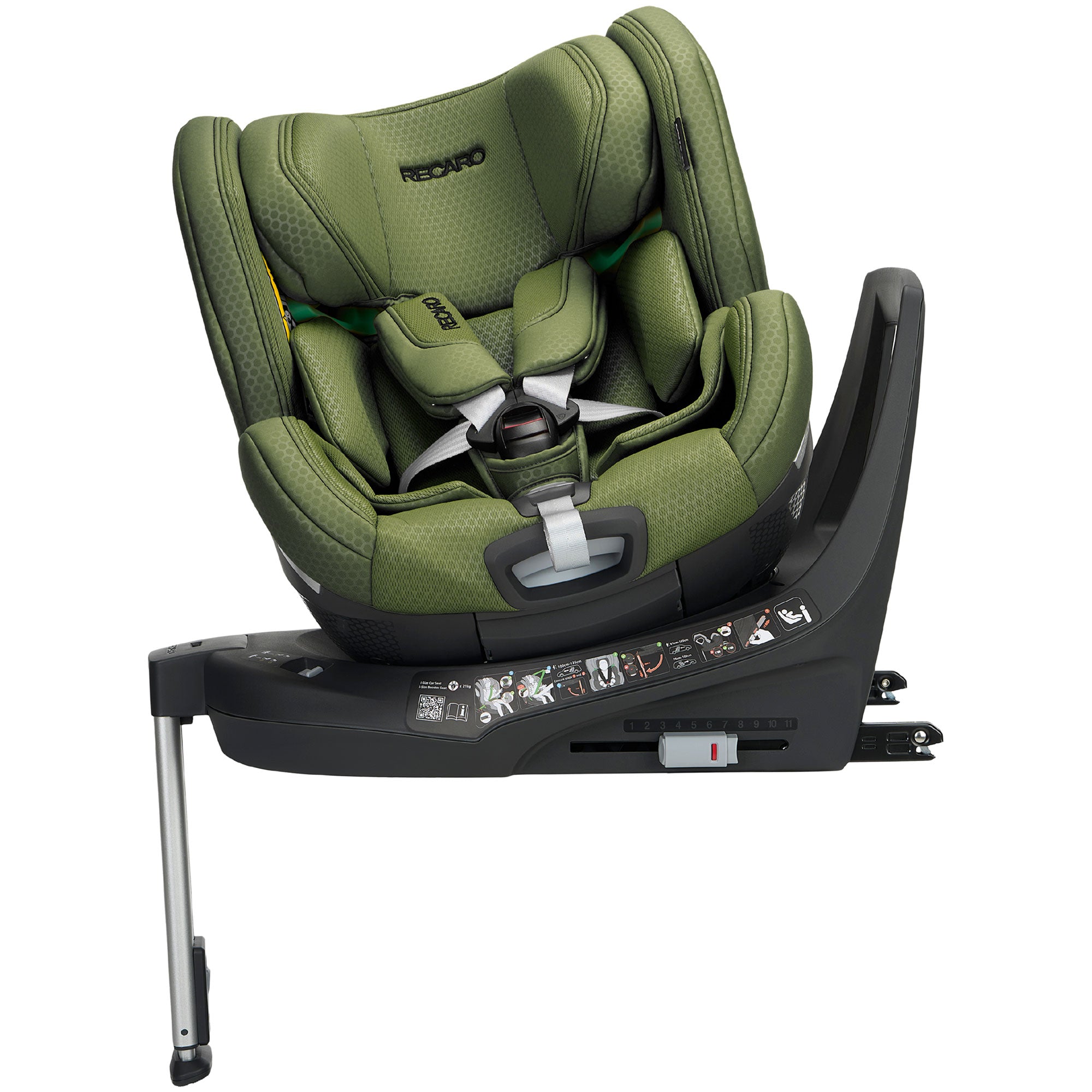 Recaro Xenon 1 Kid Combination Car Seat 61-125cm in Epic Green