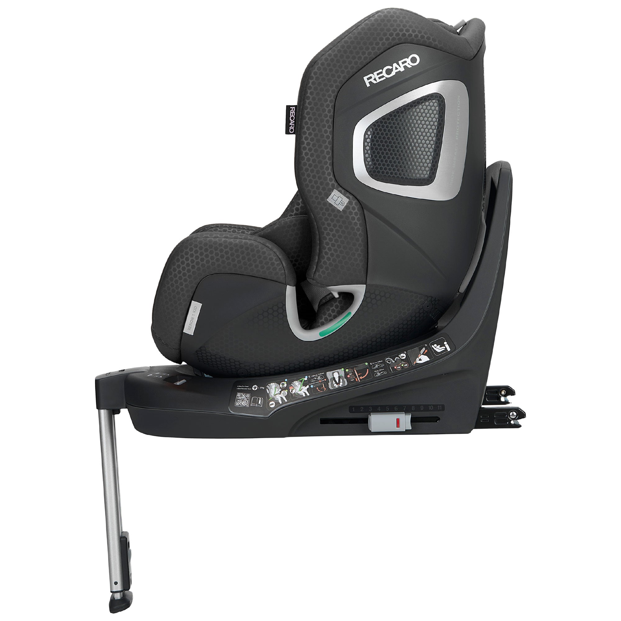 Recaro Xenon 1 Kid Combination Car Seat 61-125cm in Fresh Black