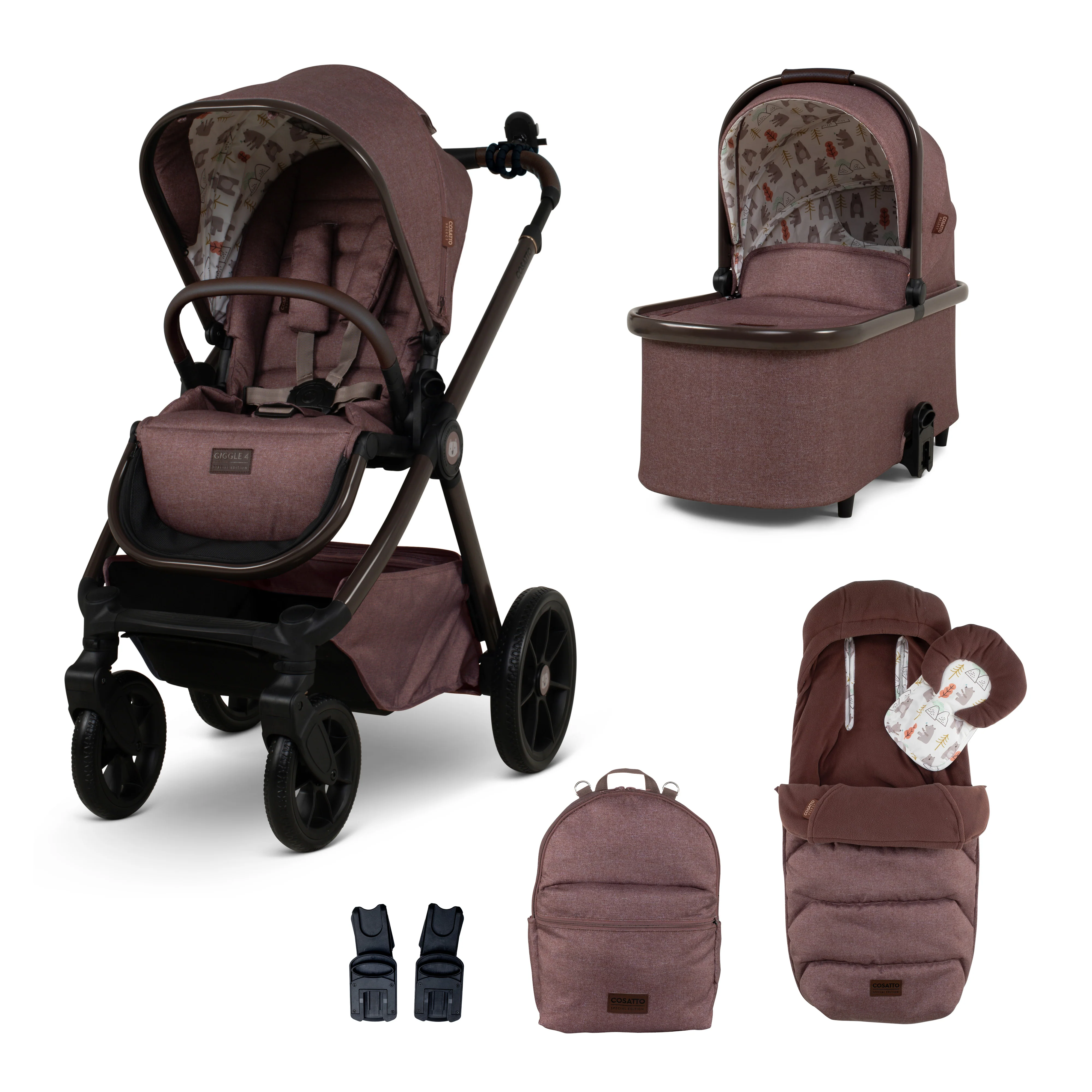 Cosatto Giggle 4 Accessory Bundle - Special Edition Bear Hug