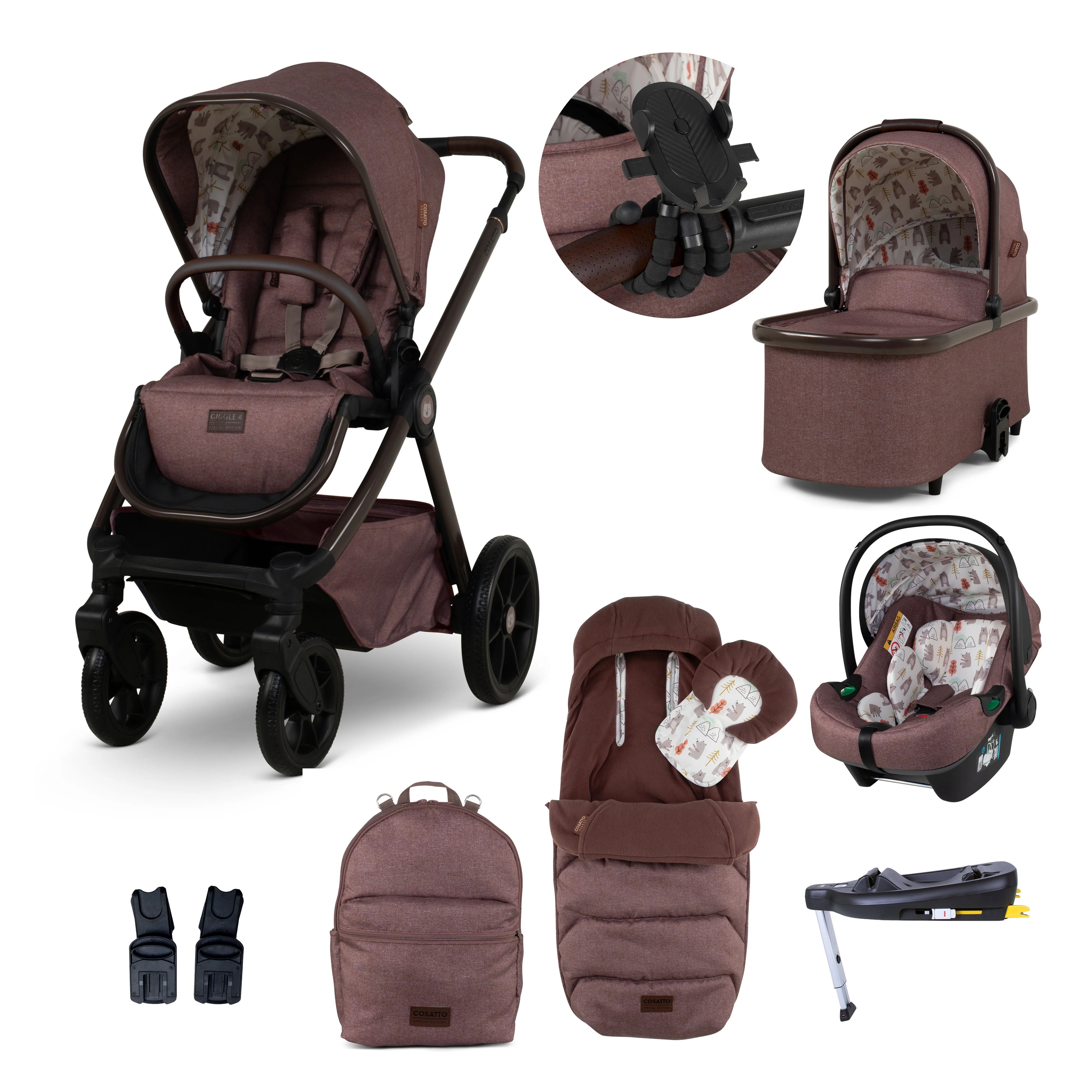 Cosatto Giggle 4 Everything Bundle - Special Edition Bear Hug