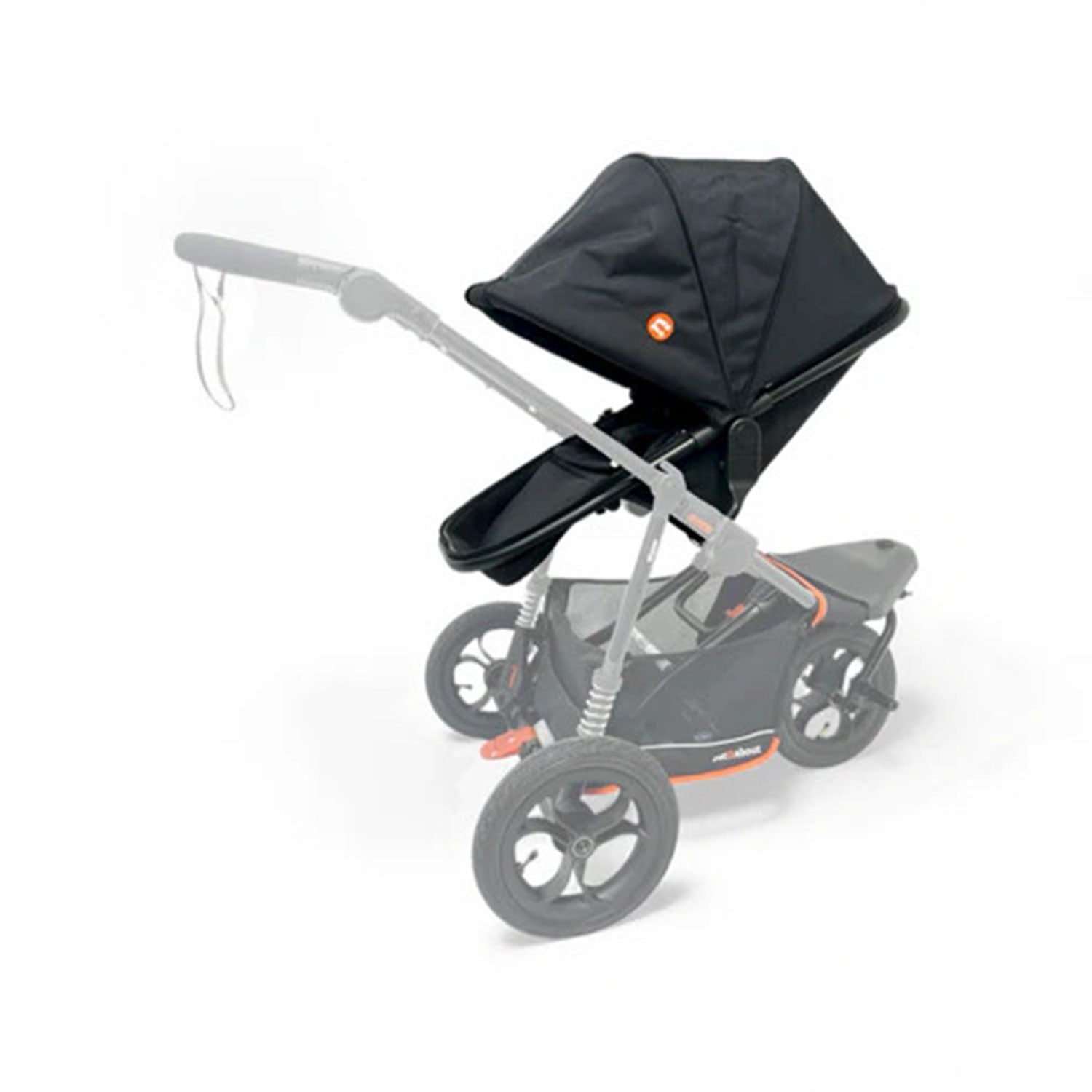 Out n About Nipper Switch - 2 in 1 Carrycot & Parent-Facing Seat in Black