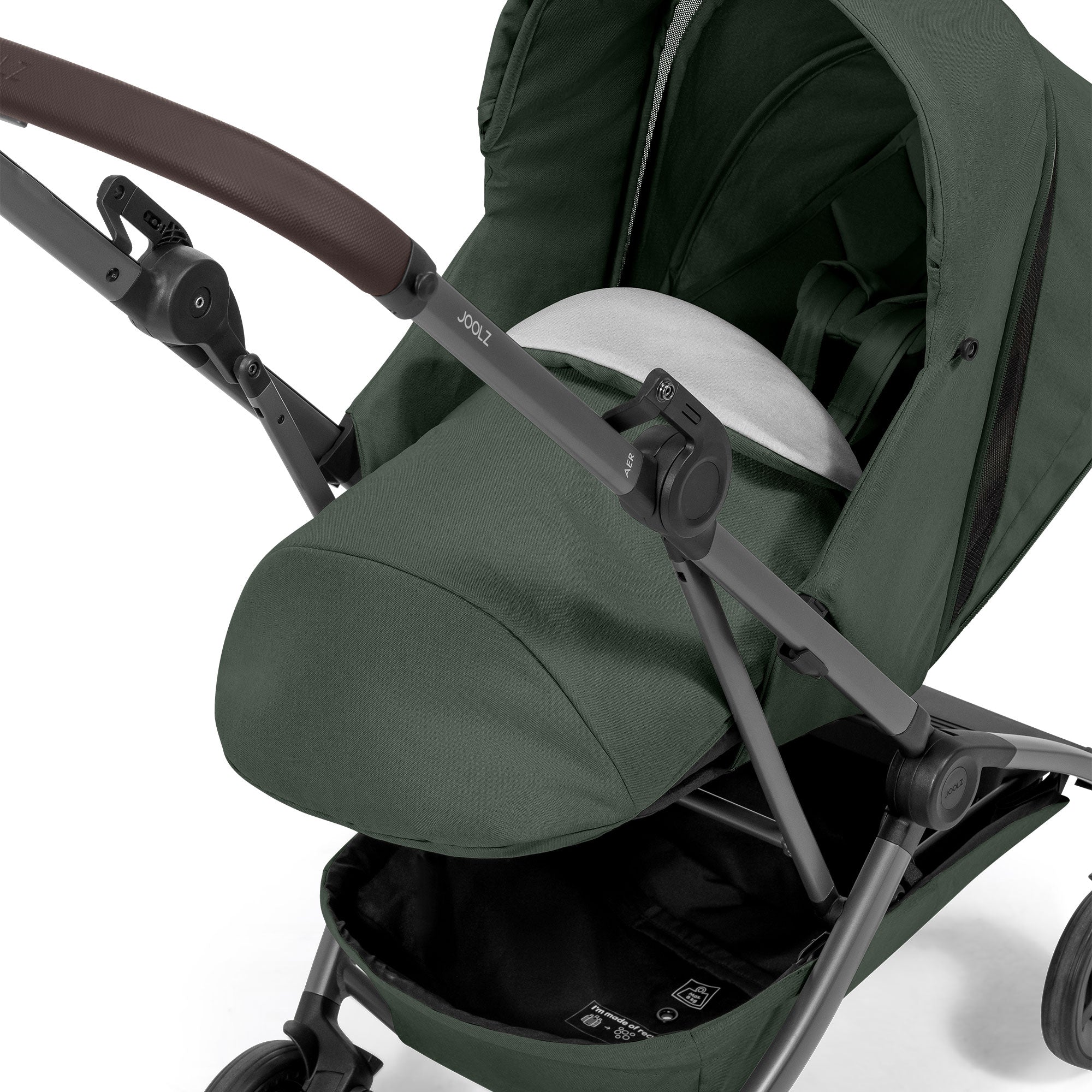Joolz Aer2 Aer 2 Nest to Seat in Forest Green