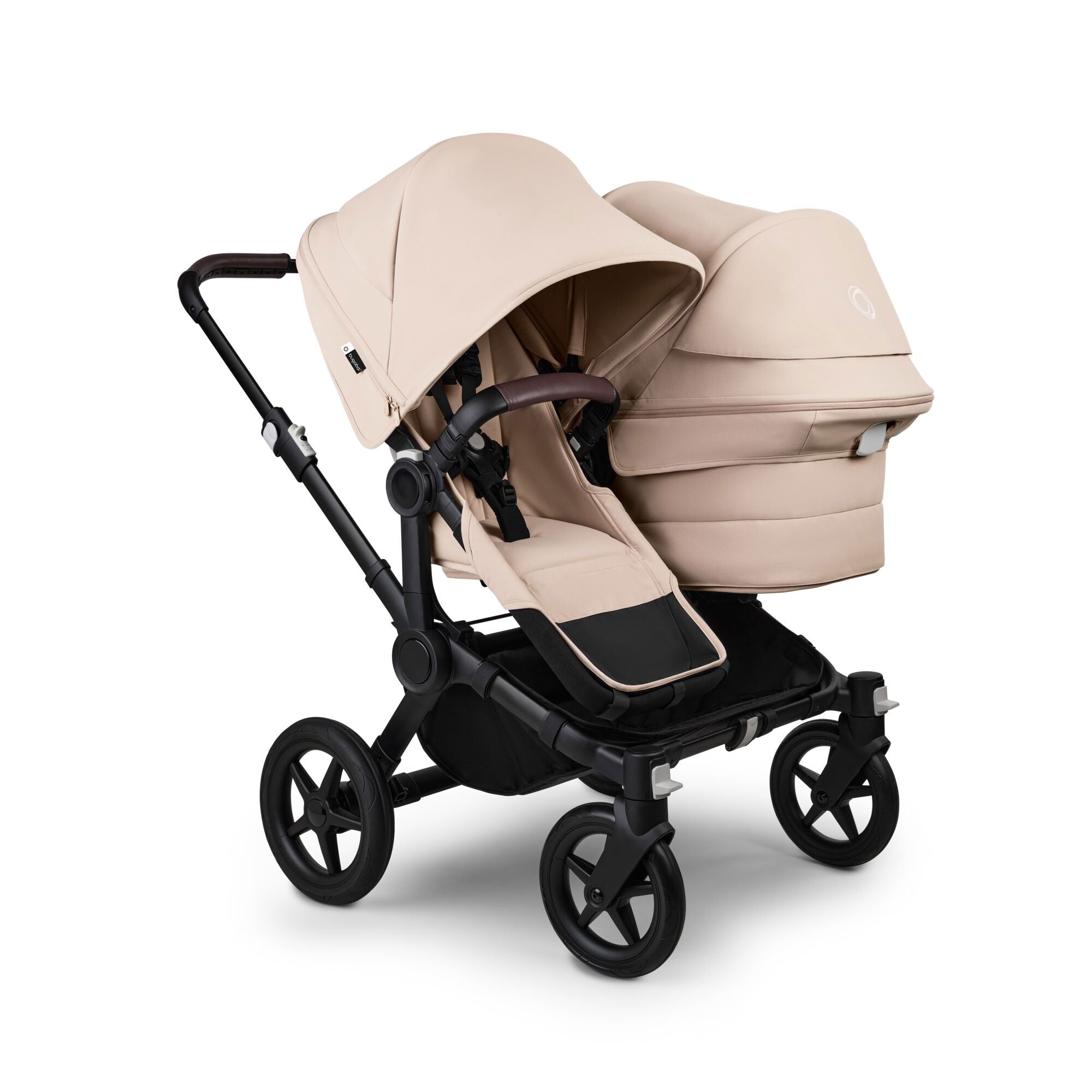 Bugaboo Donkey 5 Duo Ultimate Newborn Bundle in Desert Taupe