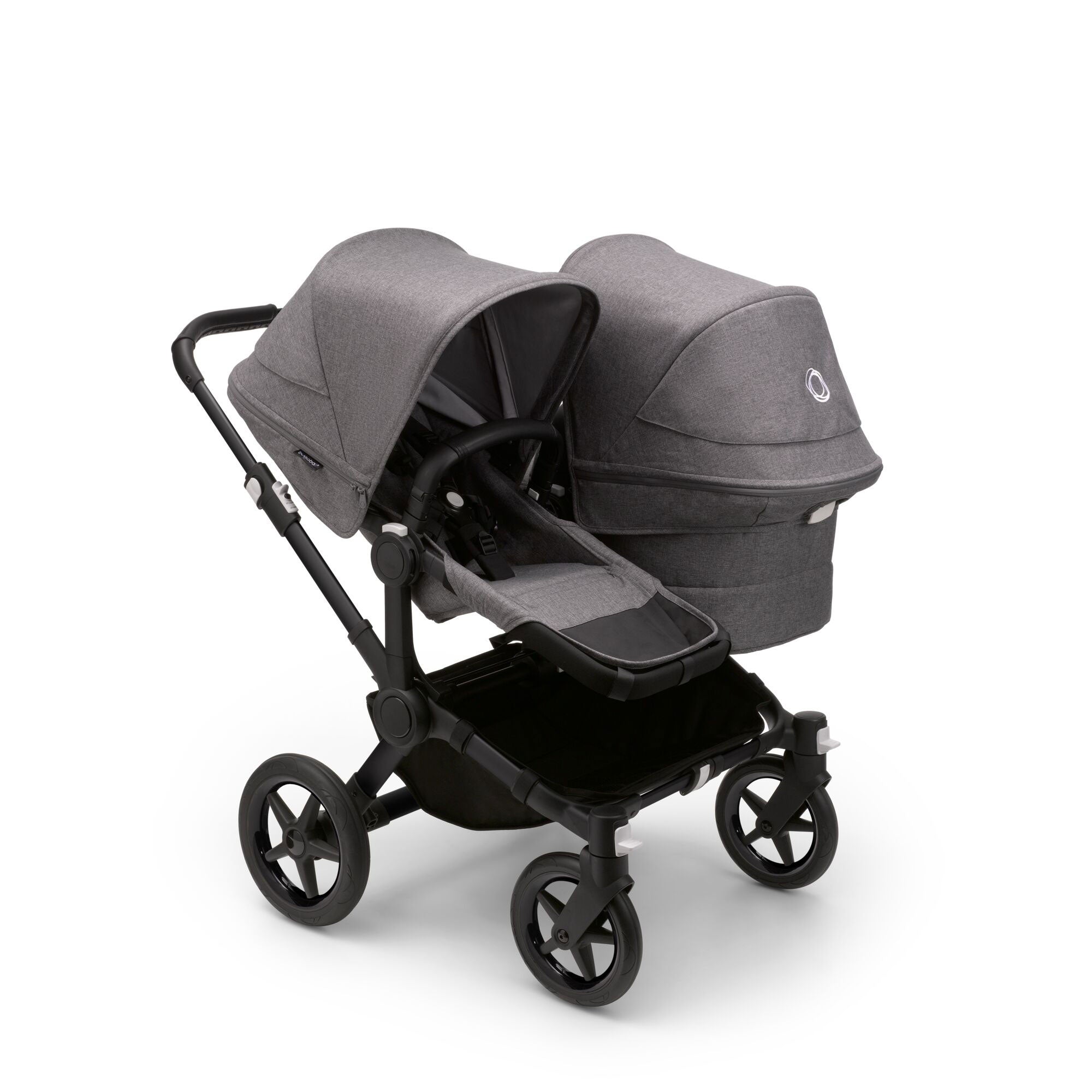 Bugaboo Donkey 5 Duo Ultimate Newborn Bundle in Grey Mélange