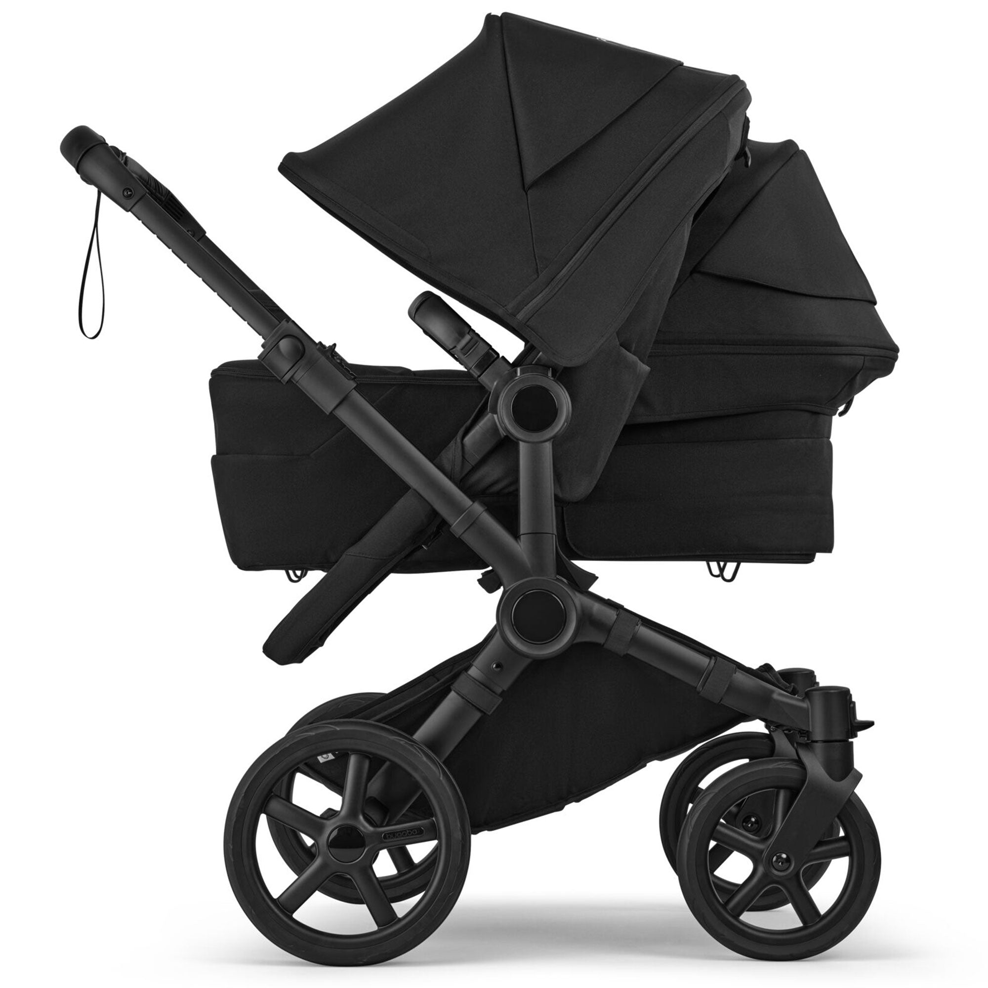 Bugaboo Donkey 6 Double Essential Bundle in Heritage Black