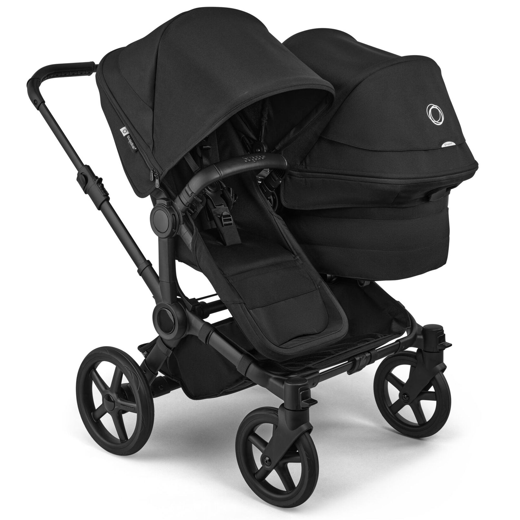 Bugaboo Donkey 6 Double Ultimate Newborn Bundle in Heritage Black