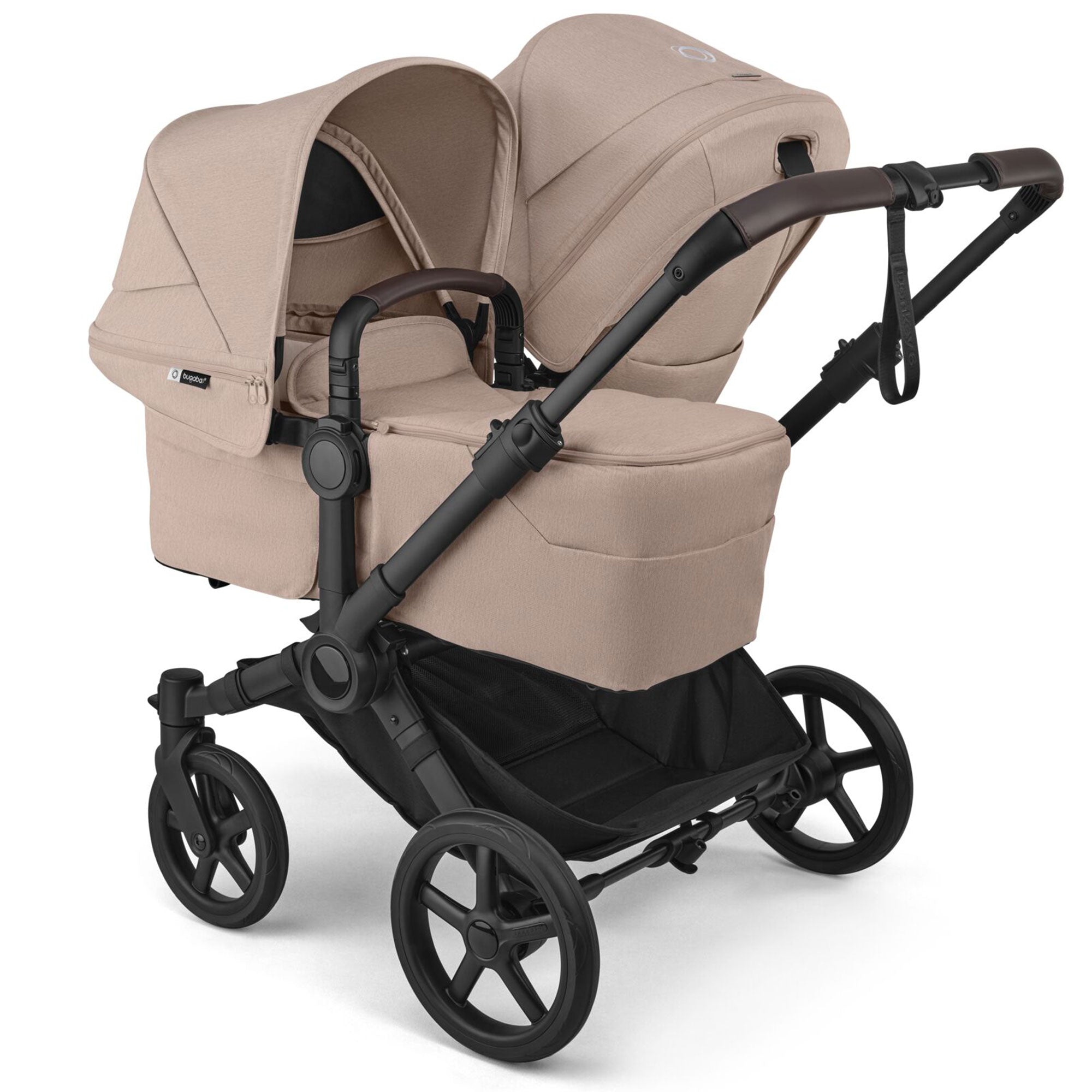 Bugaboo Donkey 6 Double Essential Bundle in Desert Taupe