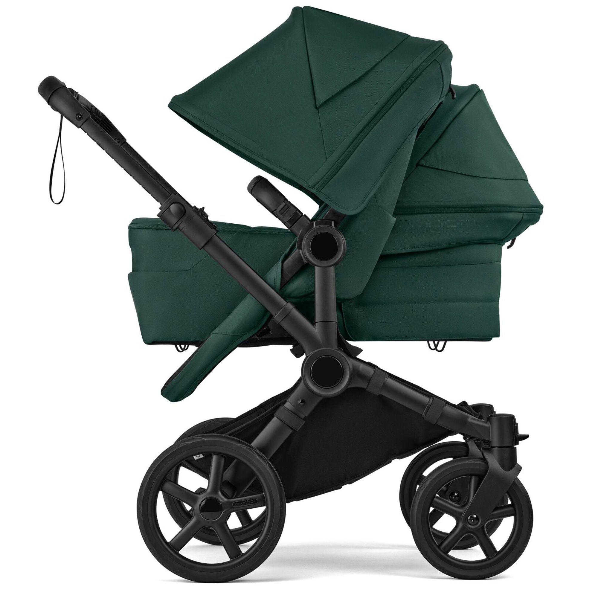 Bugaboo Donkey 6 Double Essential Bundle in Fern Green