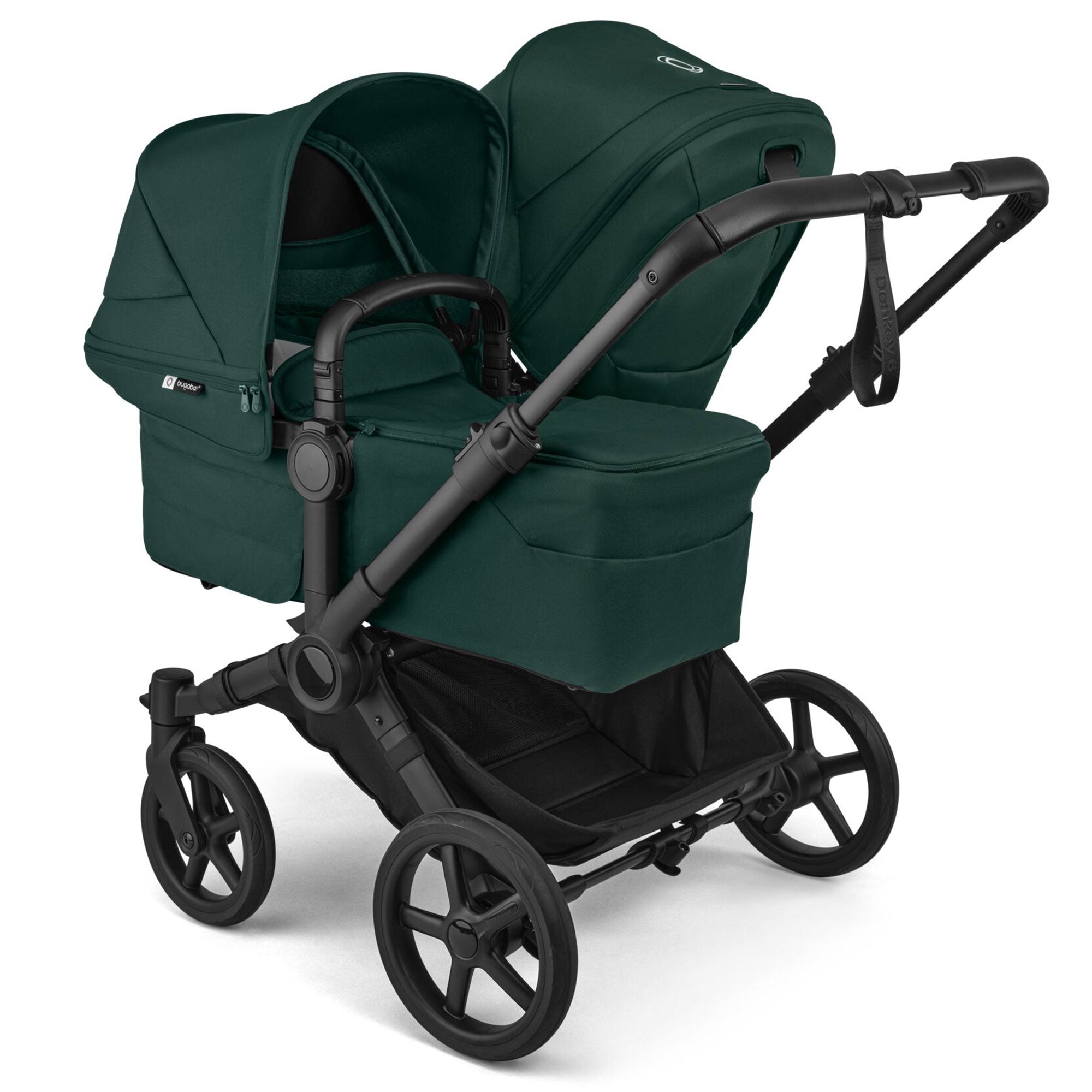 Bugaboo Donkey 6 Double Essential Bundle in Fern Green