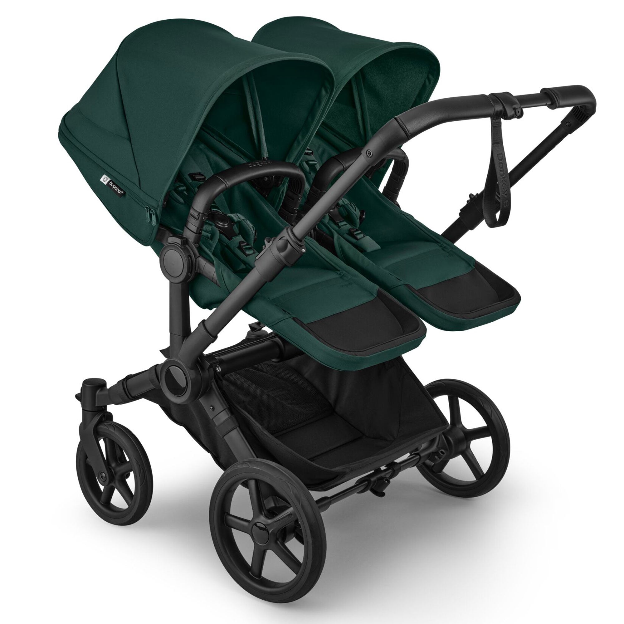 Bugaboo Donkey 6 Double Essential Bundle in Fern Green
