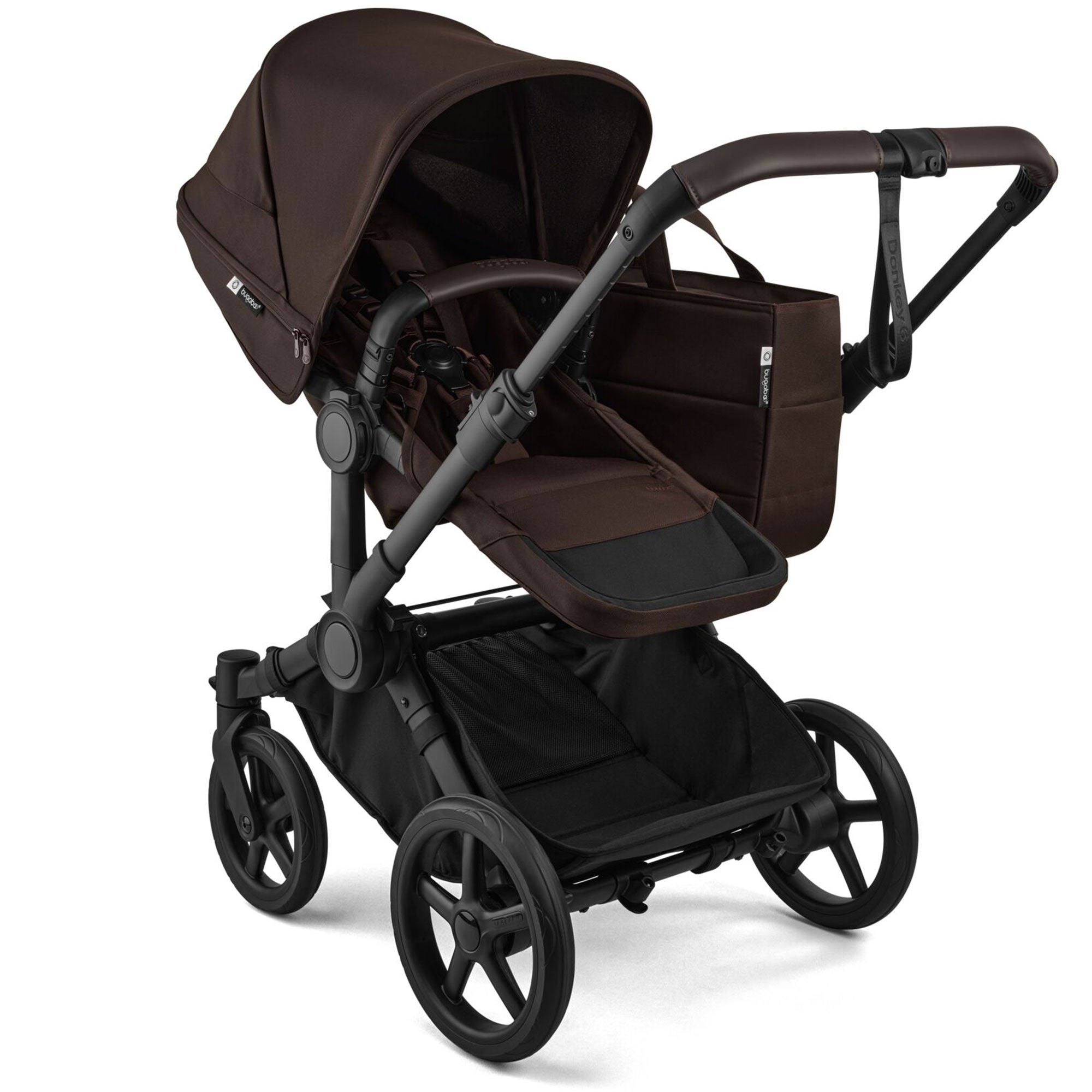 Bugaboo Donkey 6 Single Essential Bundle in Cocoa Brown