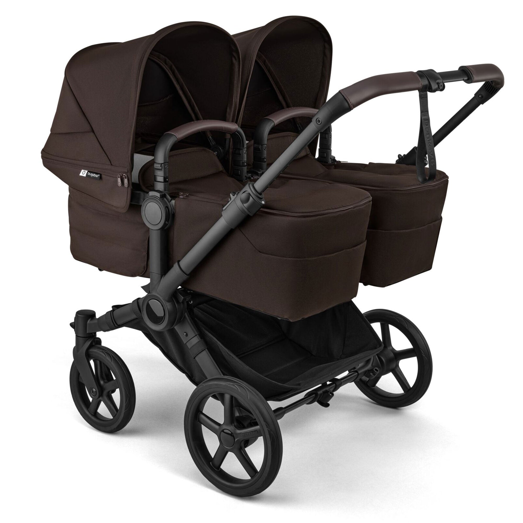 Bugaboo Donkey 6 Twin Essential Bundle in Cocoa Brown