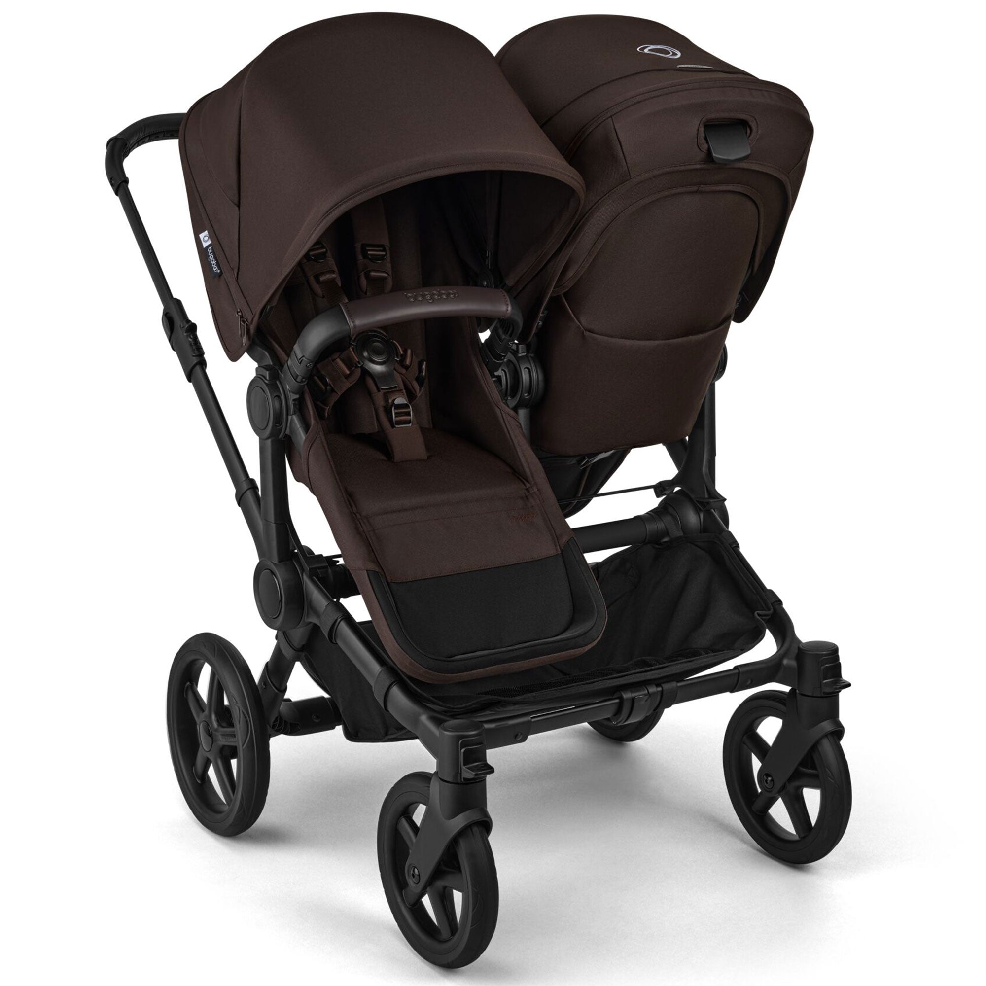 Bugaboo Donkey 6 Double Essential Bundle in Cocoa Brown