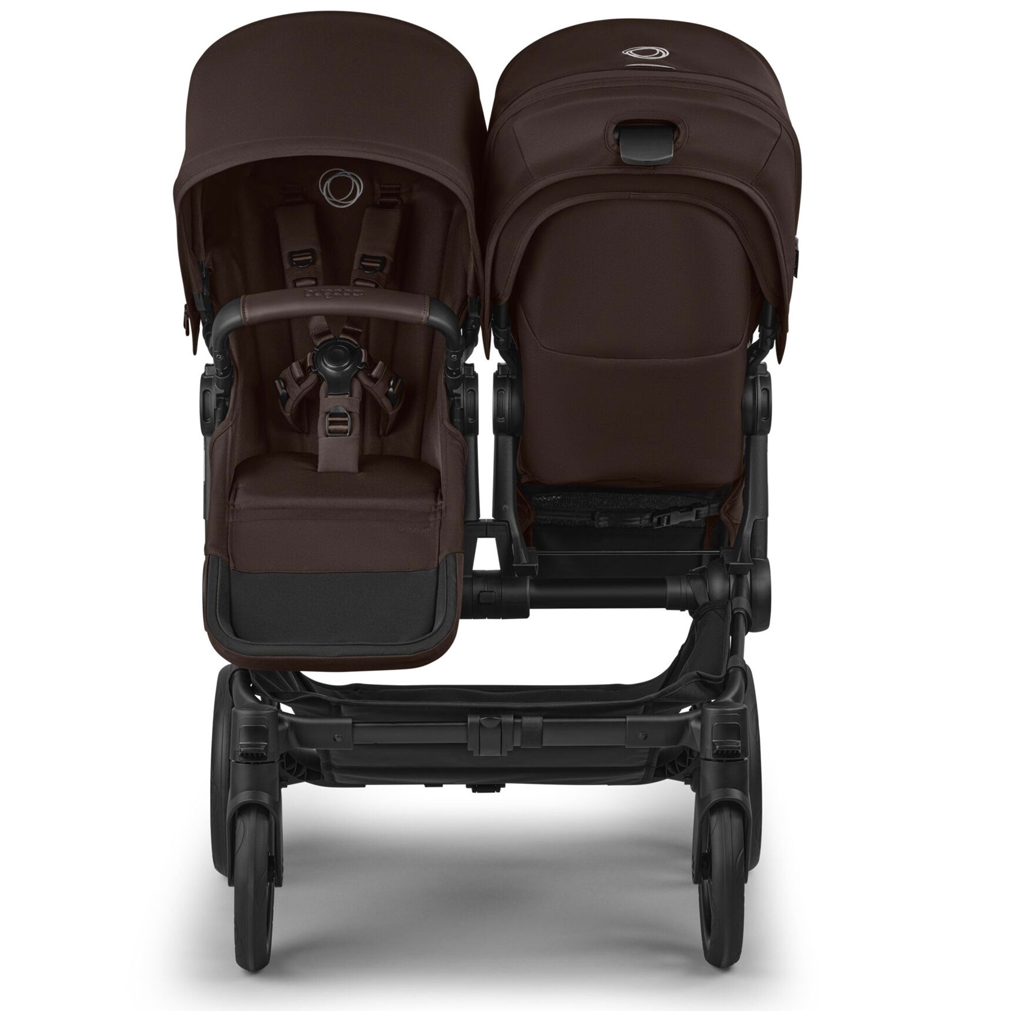 Bugaboo Donkey 6 Double Essential Bundle in Cocoa Brown