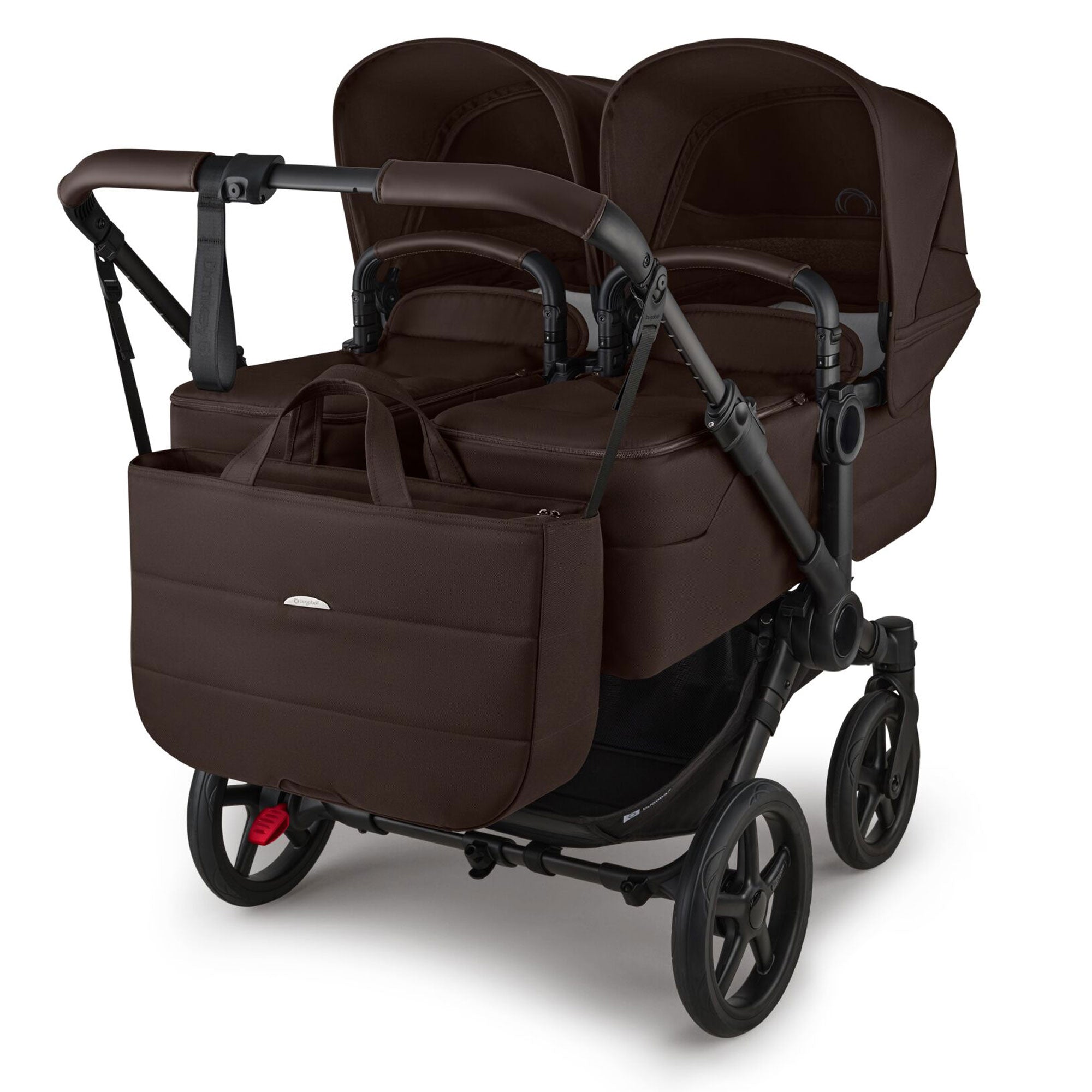 Bugaboo Donkey 6 Twin Essential Bundle in Cocoa Brown