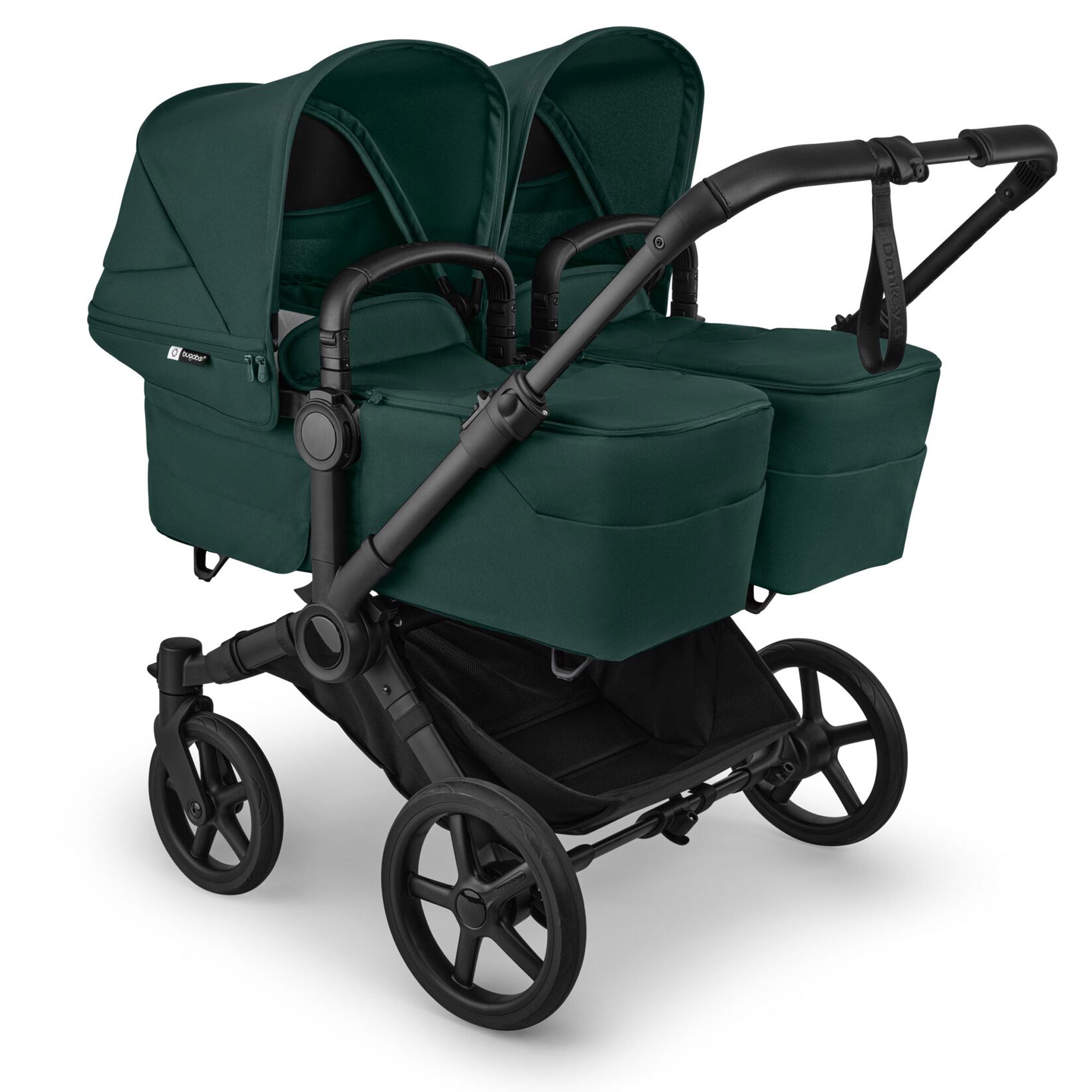 Bugaboo Donkey 6 Twin Ultimate Newborn Bundle in Fern Green
