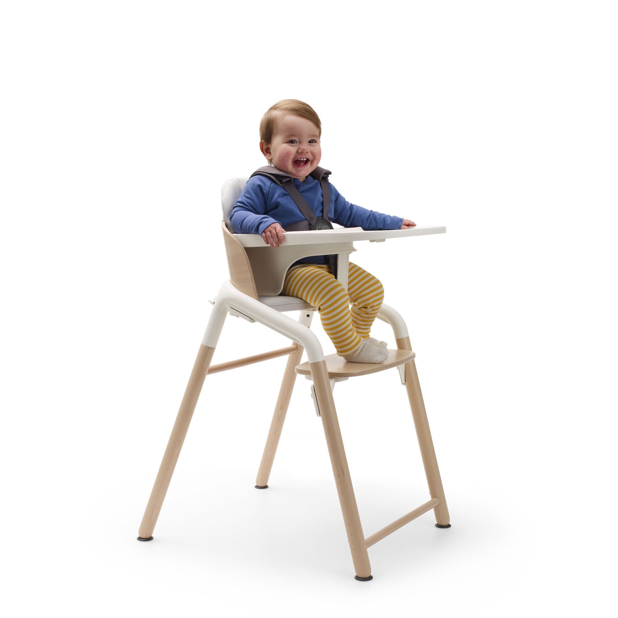 Bugaboo Giraffe Ultimate High Chair Bundle in Wood White