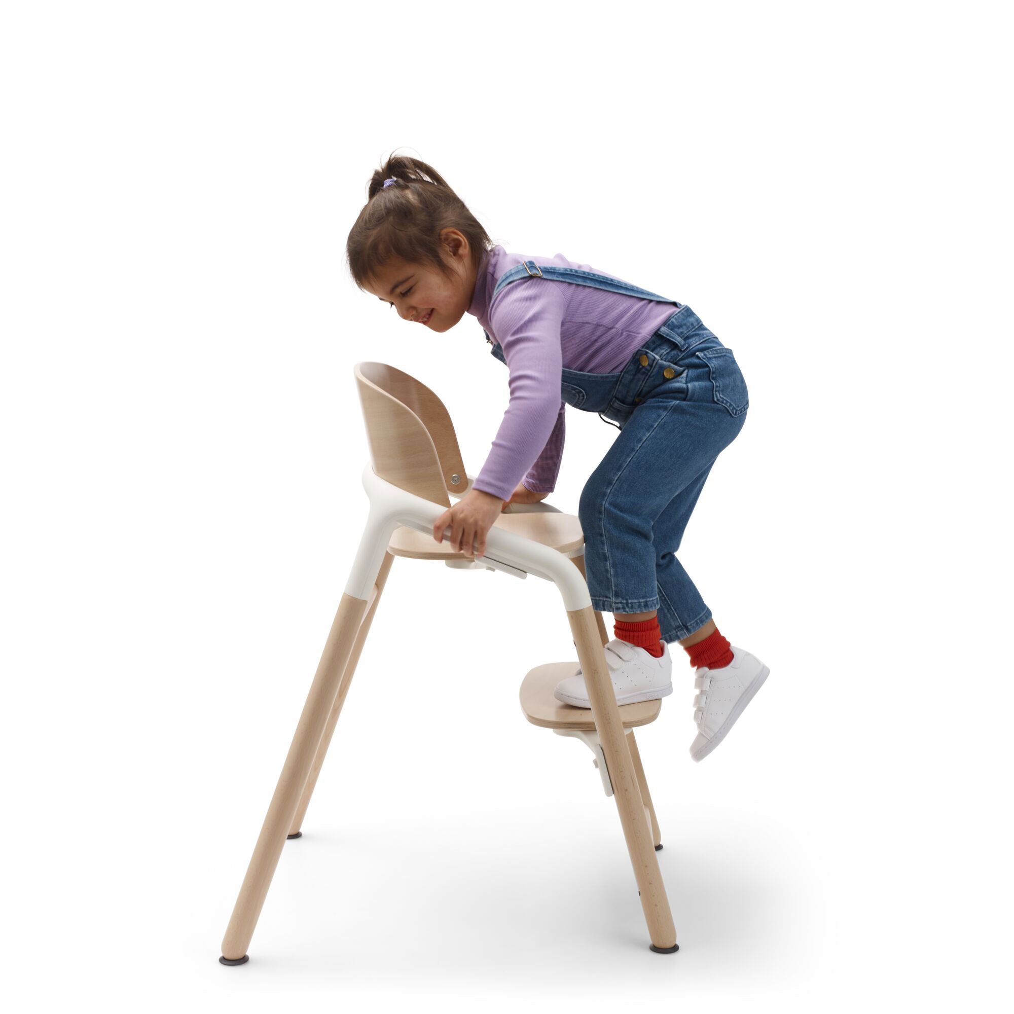 Bugaboo Giraffe Complete High Chair Bundle in Wood White