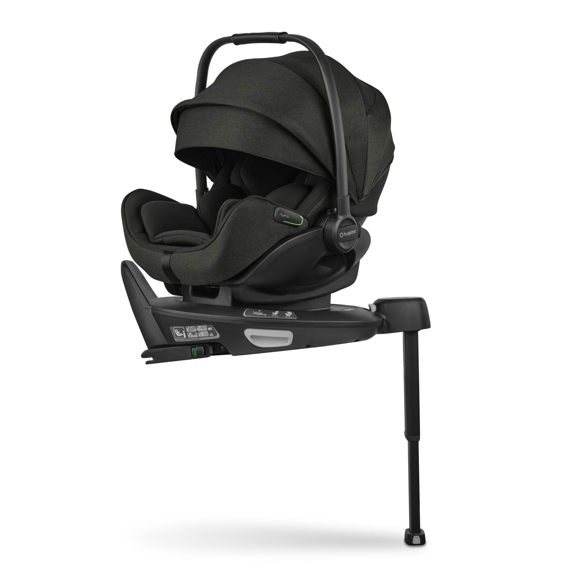Bugaboo Otter by Nuna Infant Carrier in Mineral Washed Black
