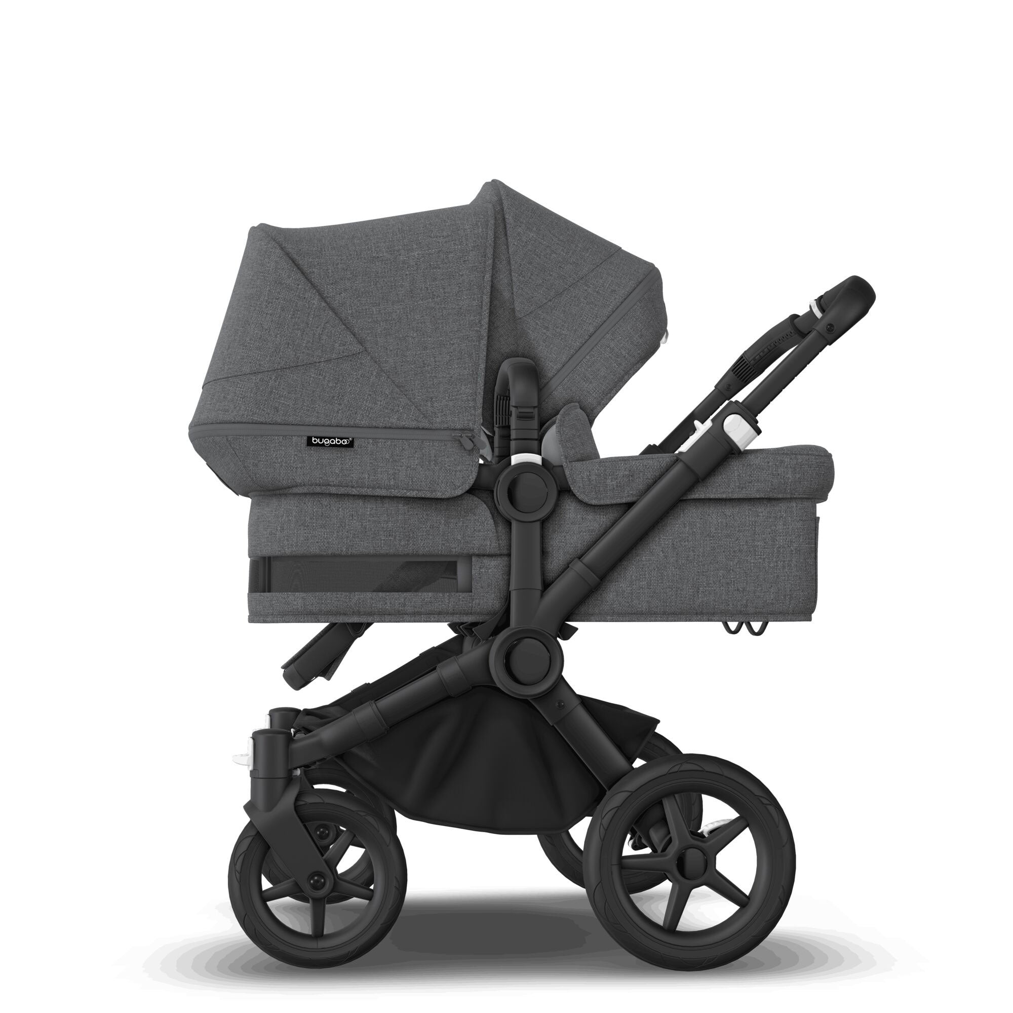 Bugaboo Donkey 5 Duo Ultimate Newborn Bundle in Grey Mélange