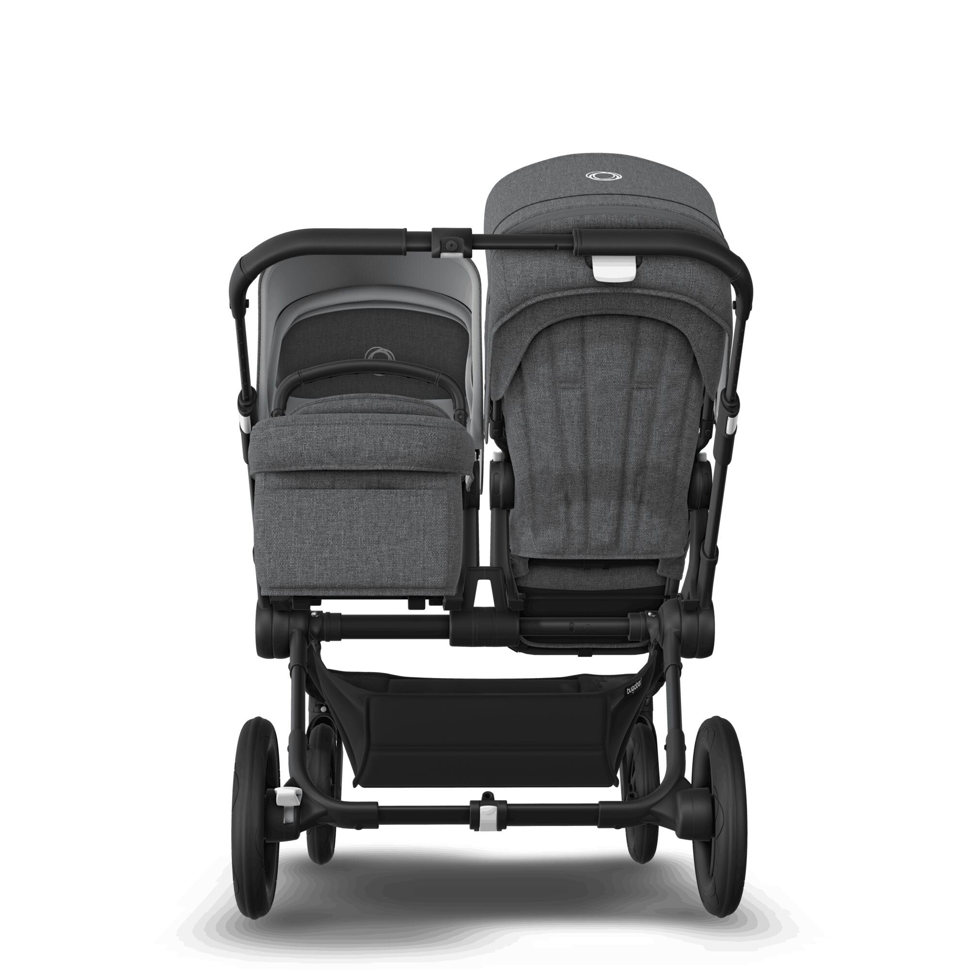 Bugaboo Donkey 5 Duo Ultimate Newborn Bundle in Grey Mélange
