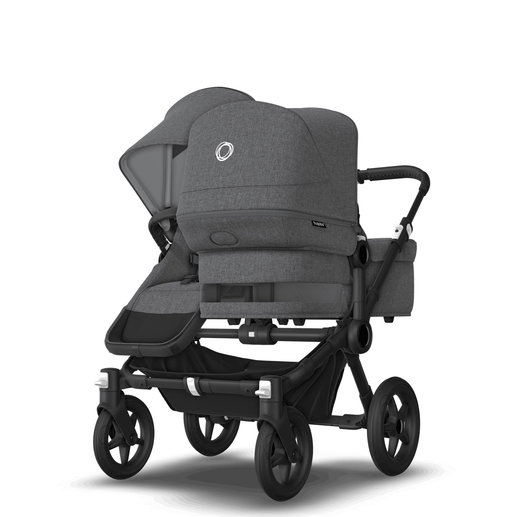 Bugaboo Donkey 5 Duo Ultimate Newborn Bundle in Grey Mélange