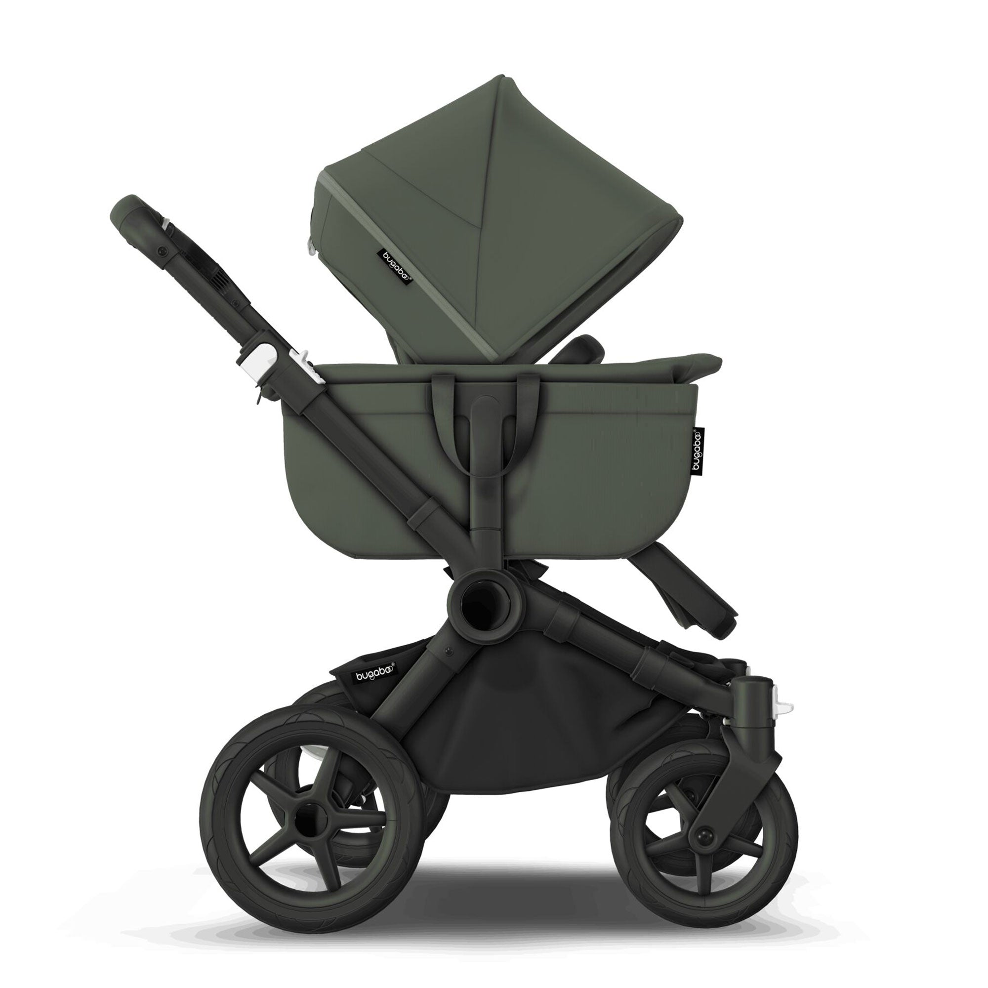 Bugaboo Donkey 5 Mono Essential Bundle in Forest Green