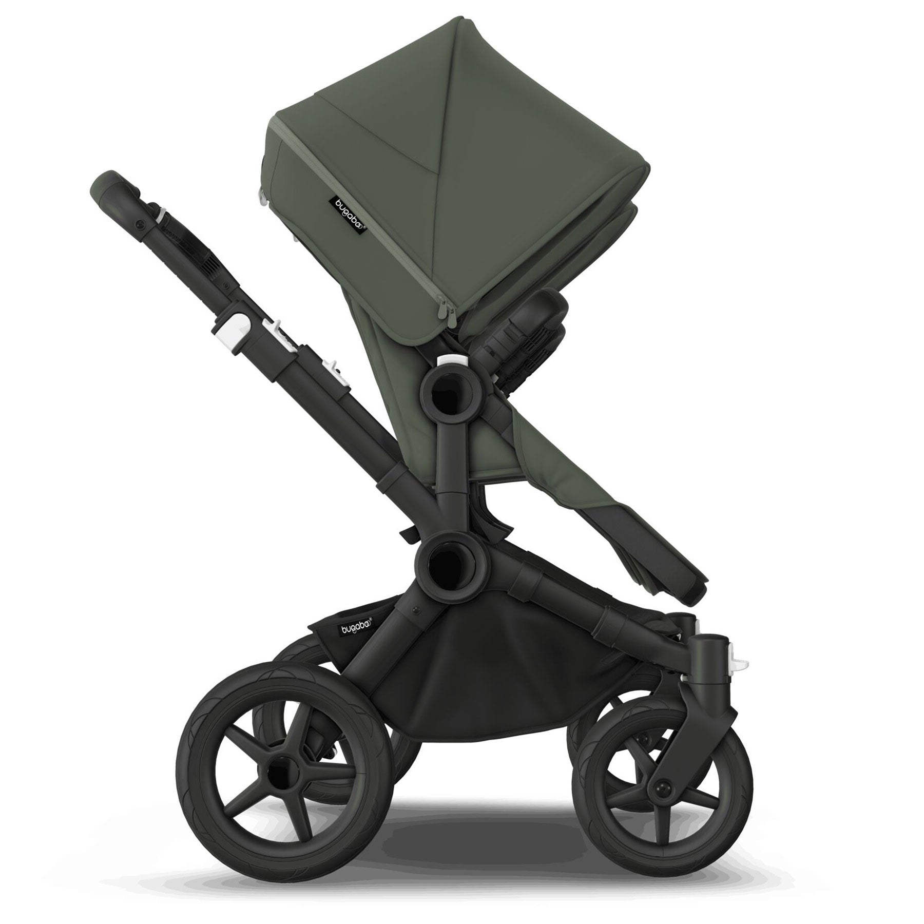 Bugaboo Donkey 5 Twin Essential Bundle in Forest Green