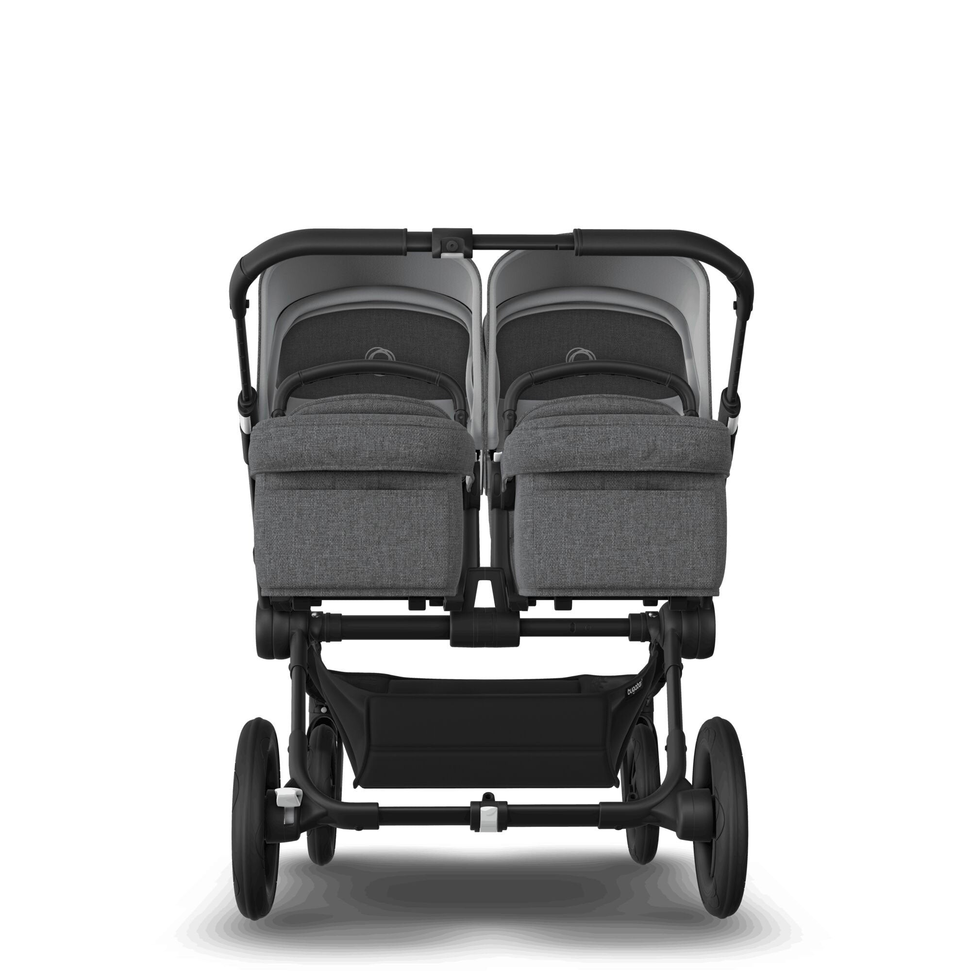 Bugaboo Donkey 5 Twin Ultimate Newborn Bundle in Grey Mélange