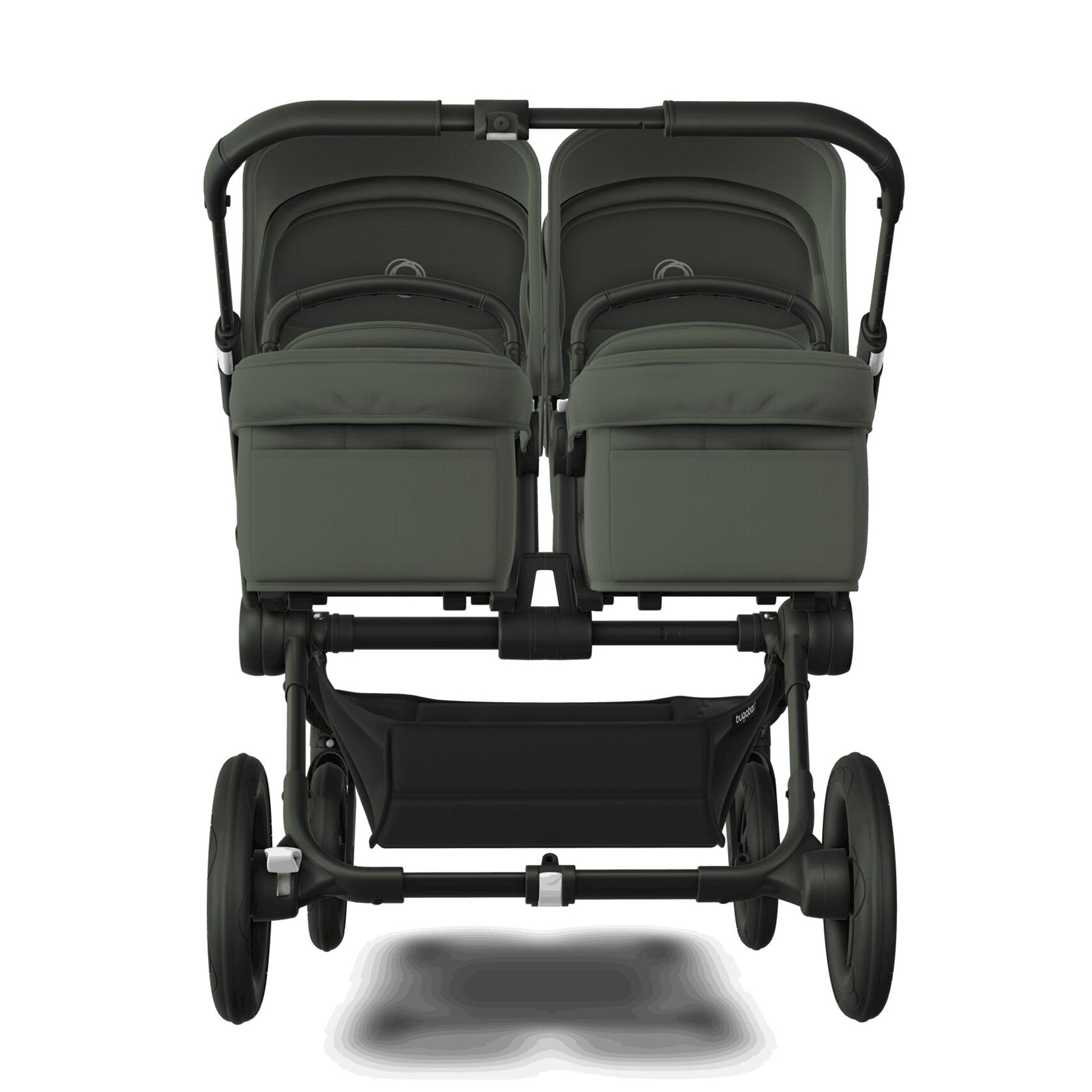 Bugaboo Donkey 5 Twin Essential Bundle in Forest Green
