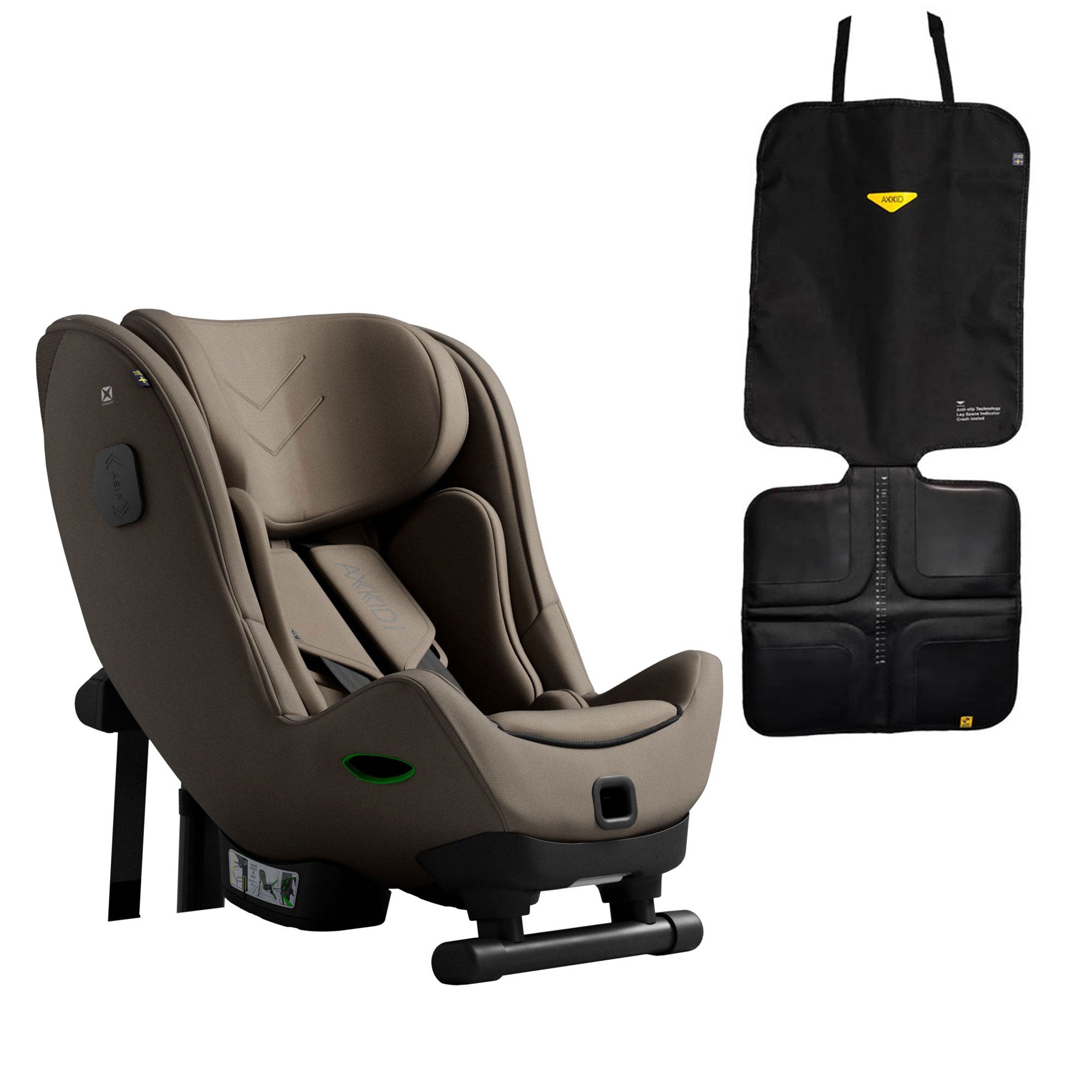 Axkid Minikid 4 Max R129 Car Seat in Driftwood Beige