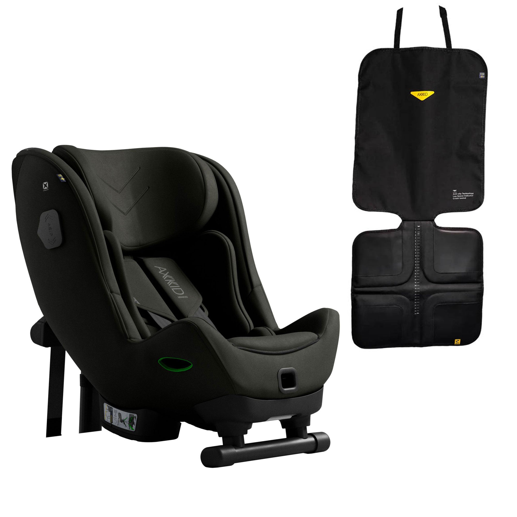 Axkid Minikid 4 Max R129 Car Seat in Forest Moss Green