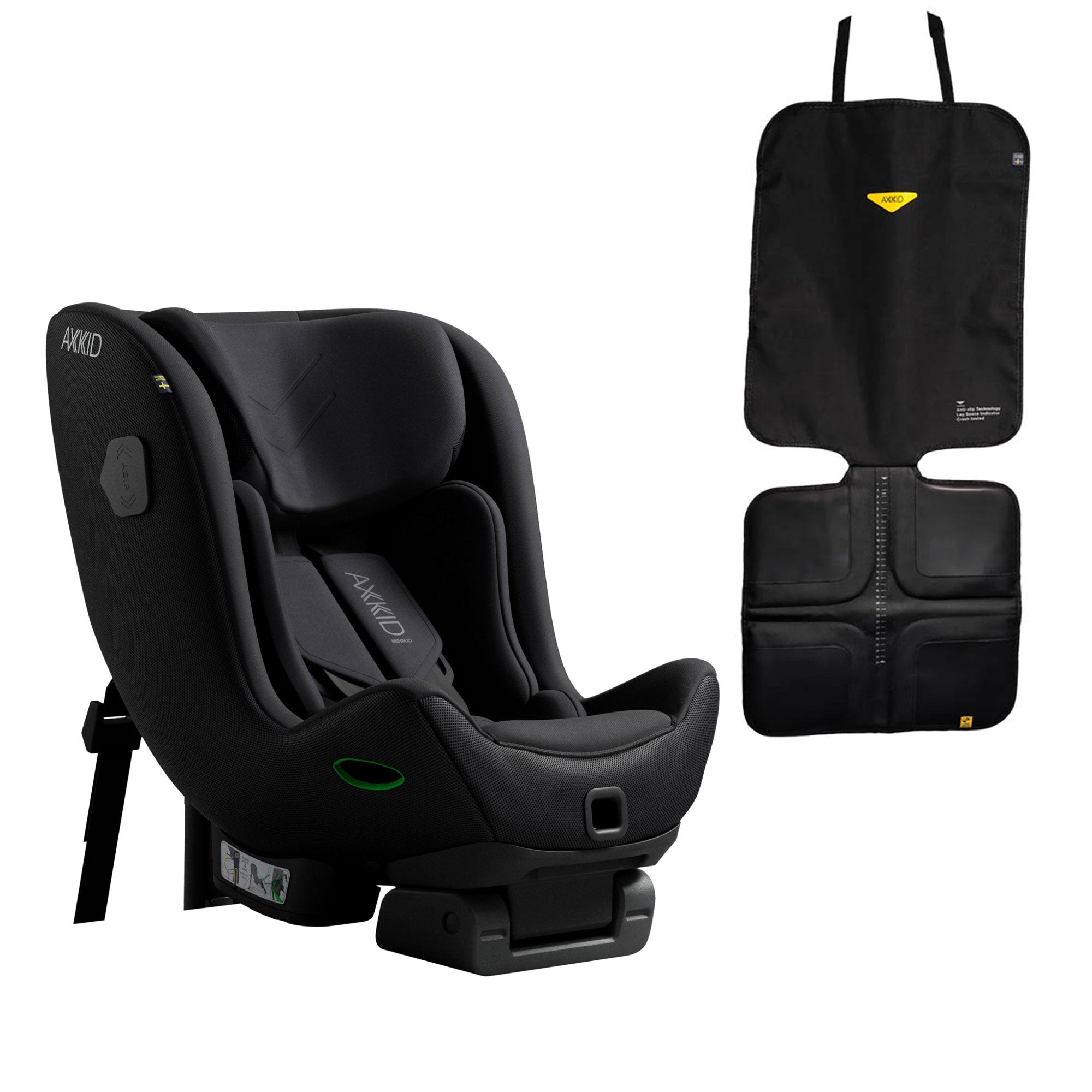 Axkid Minikid 4 Pro R129 Car Seat in Coastal Storm Black