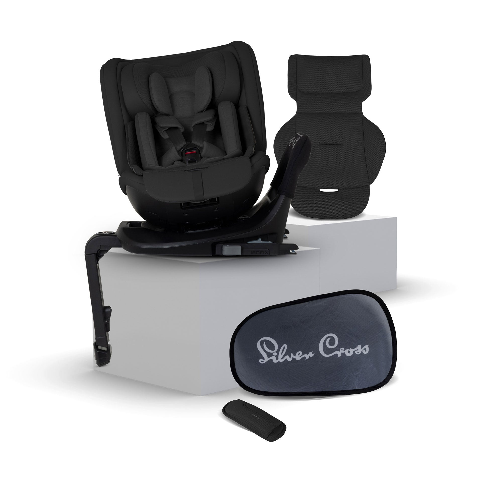Silver Cross Motion 3 All Size 360 Car Seat in Iconic Black