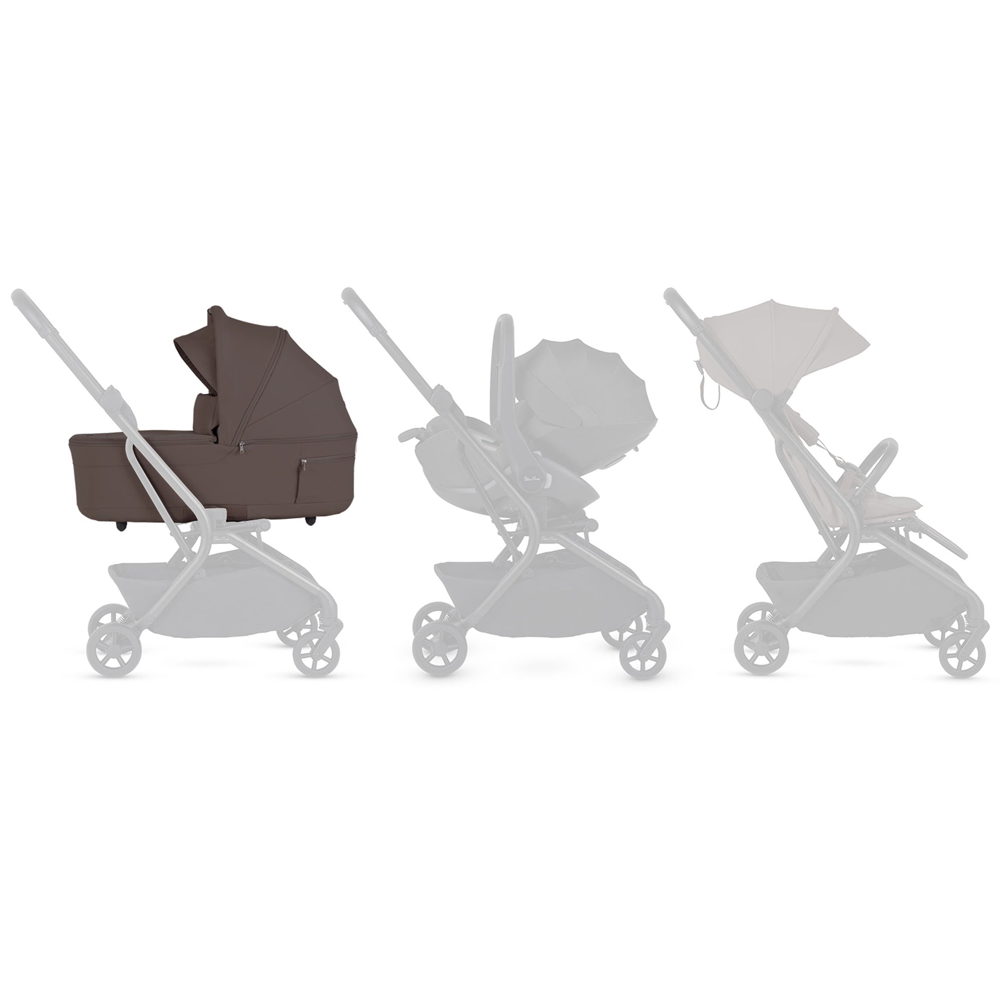 Silver Cross Nia Carrycot in Chocolate