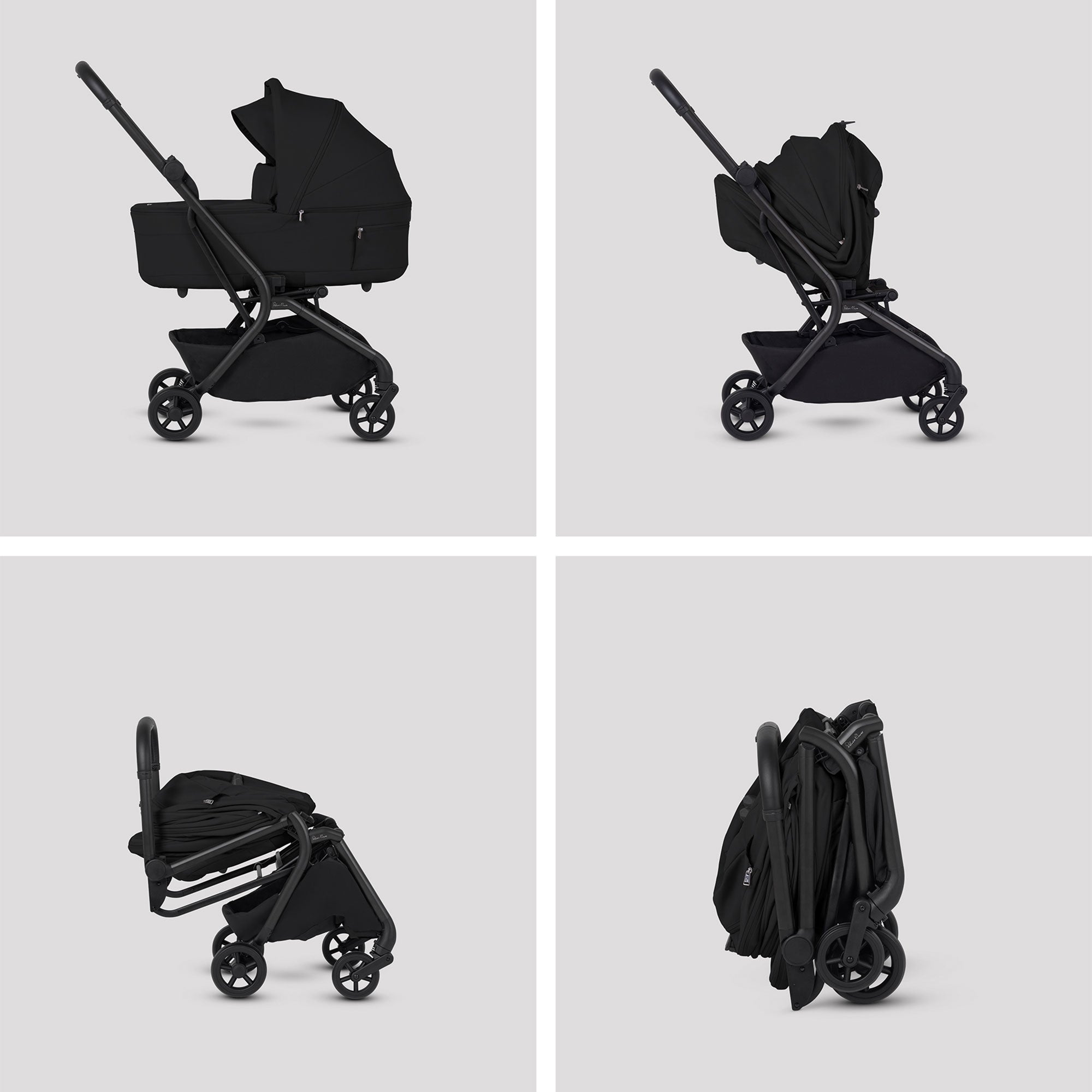 Silver Cross Nia Travel System with Accessories in Onyx