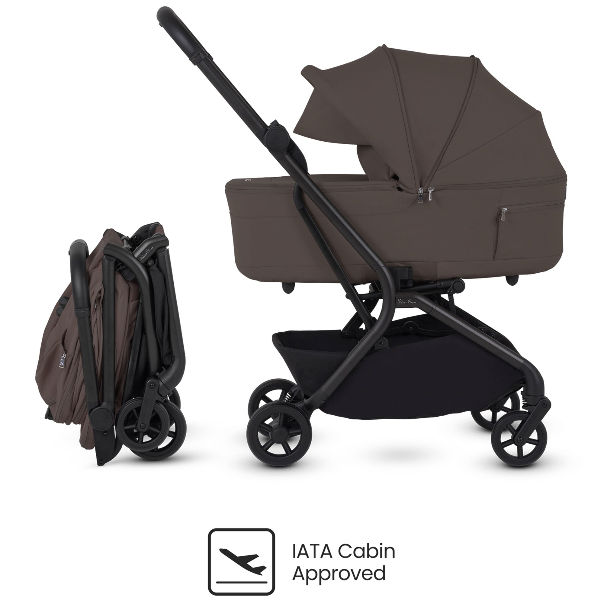 Silver Cross Nia Travel System in Chocolate