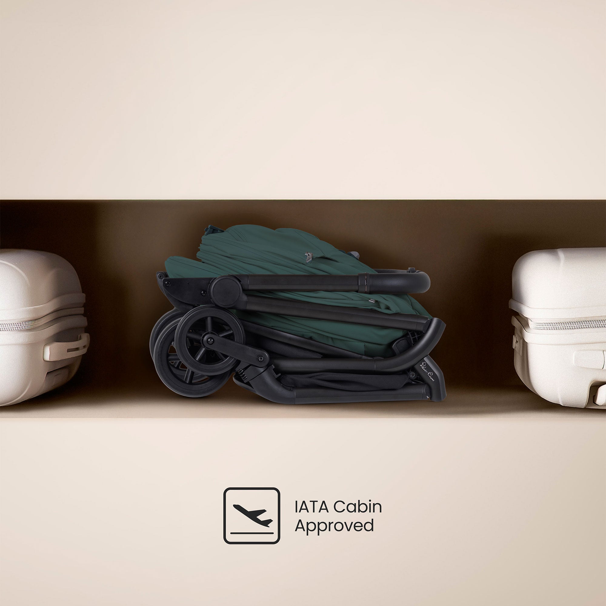 Silver Cross Nia Travel System with Accessories in Conifer