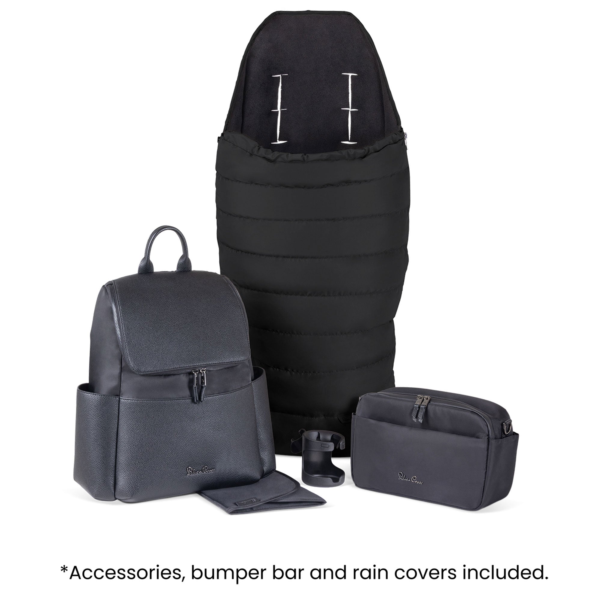 Silver Cross Nia Travel System with Accessories in Onyx