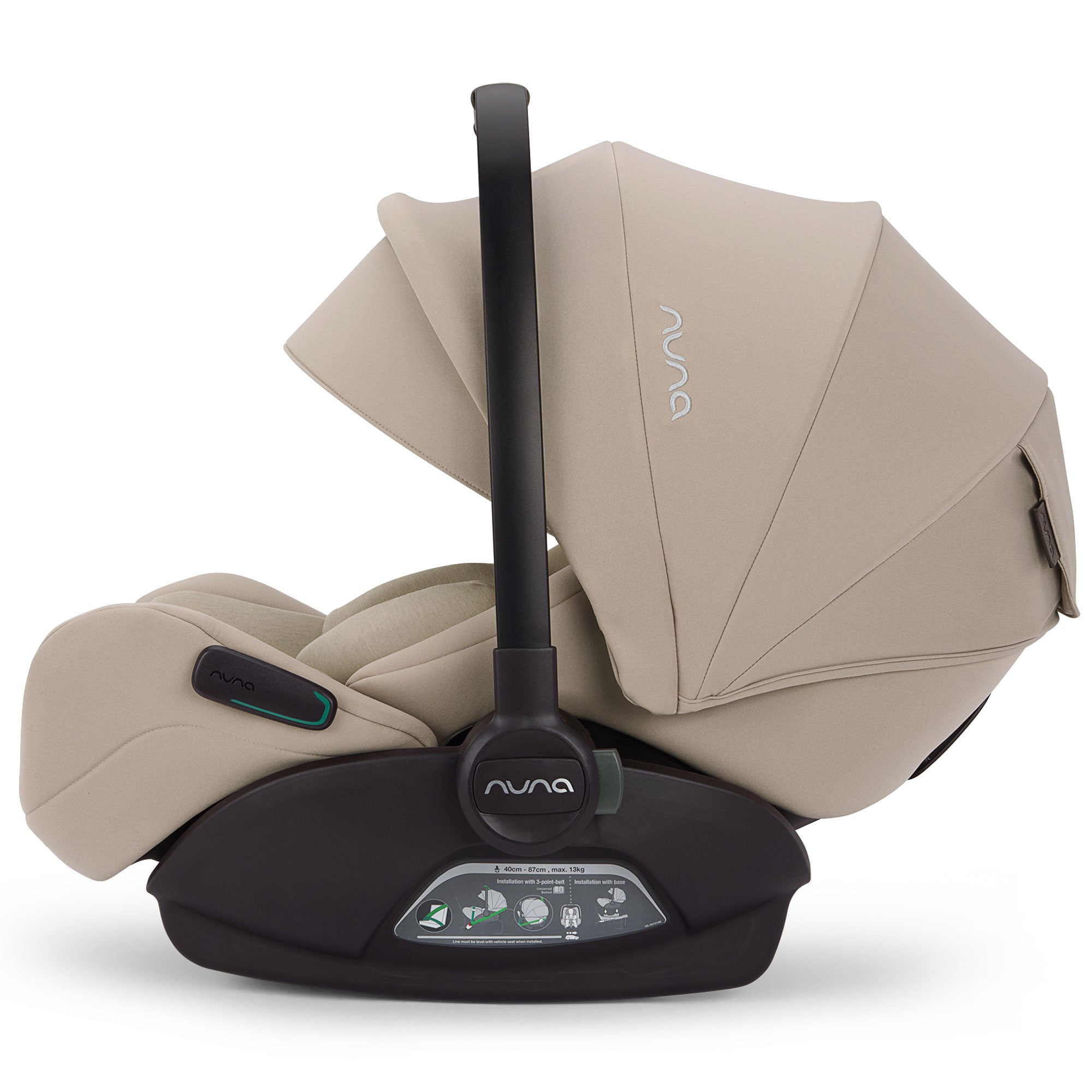 Nuna TRIV Next & ARRA Flex & BASE Curv Bundle in Chateau