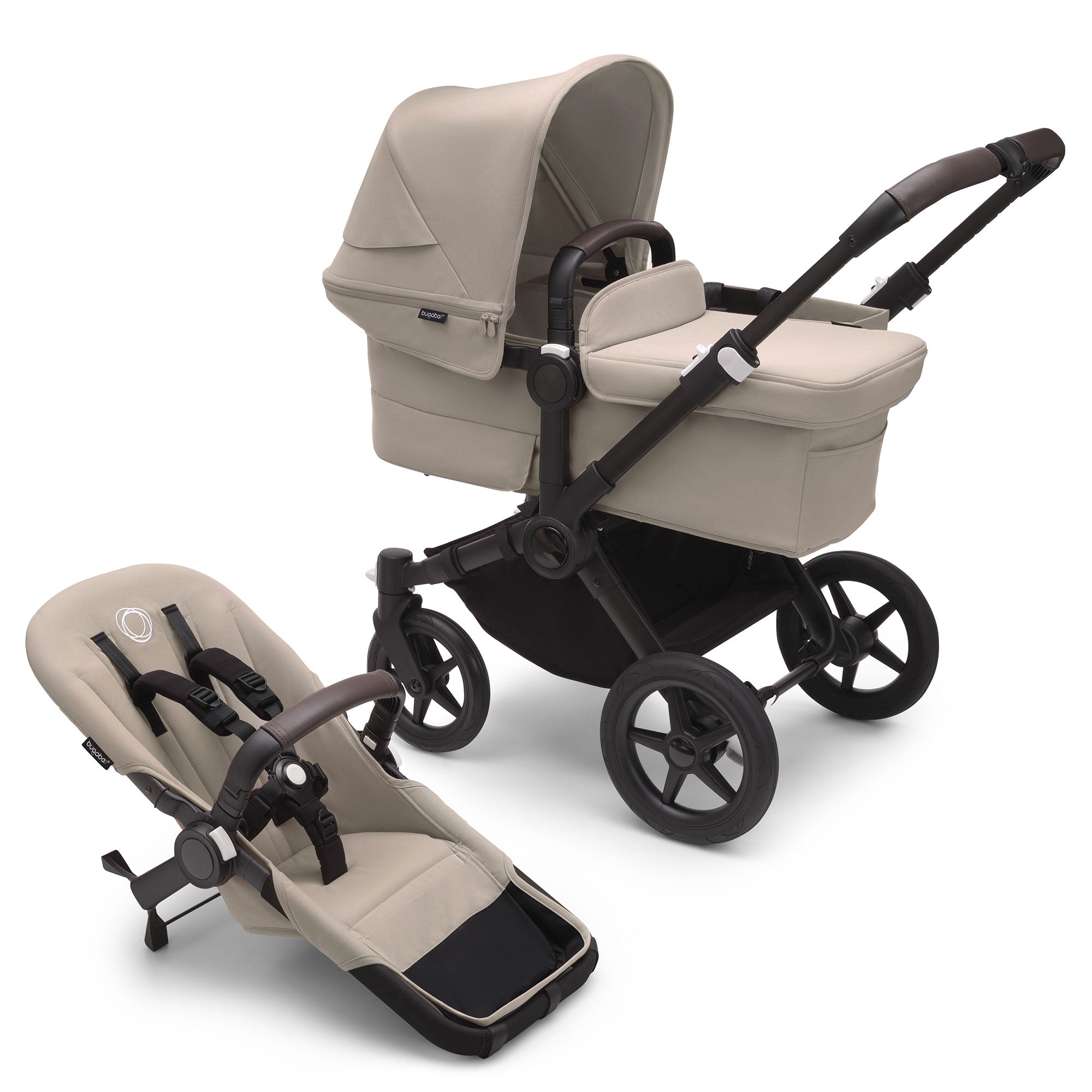 Bugaboo Donkey 5 Mono Essential Bundle in Desert Taupe