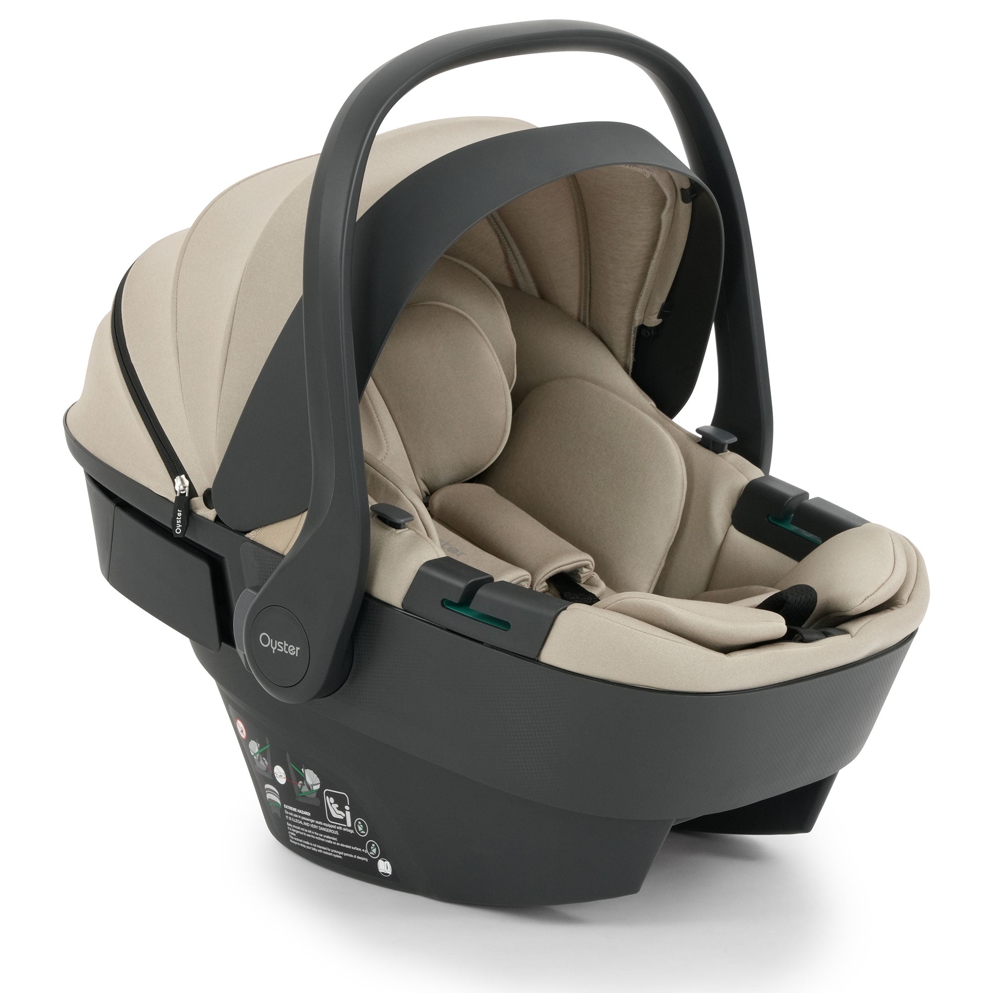 Oyster Capsule 360 i-Size Car Seat in Buttermilk