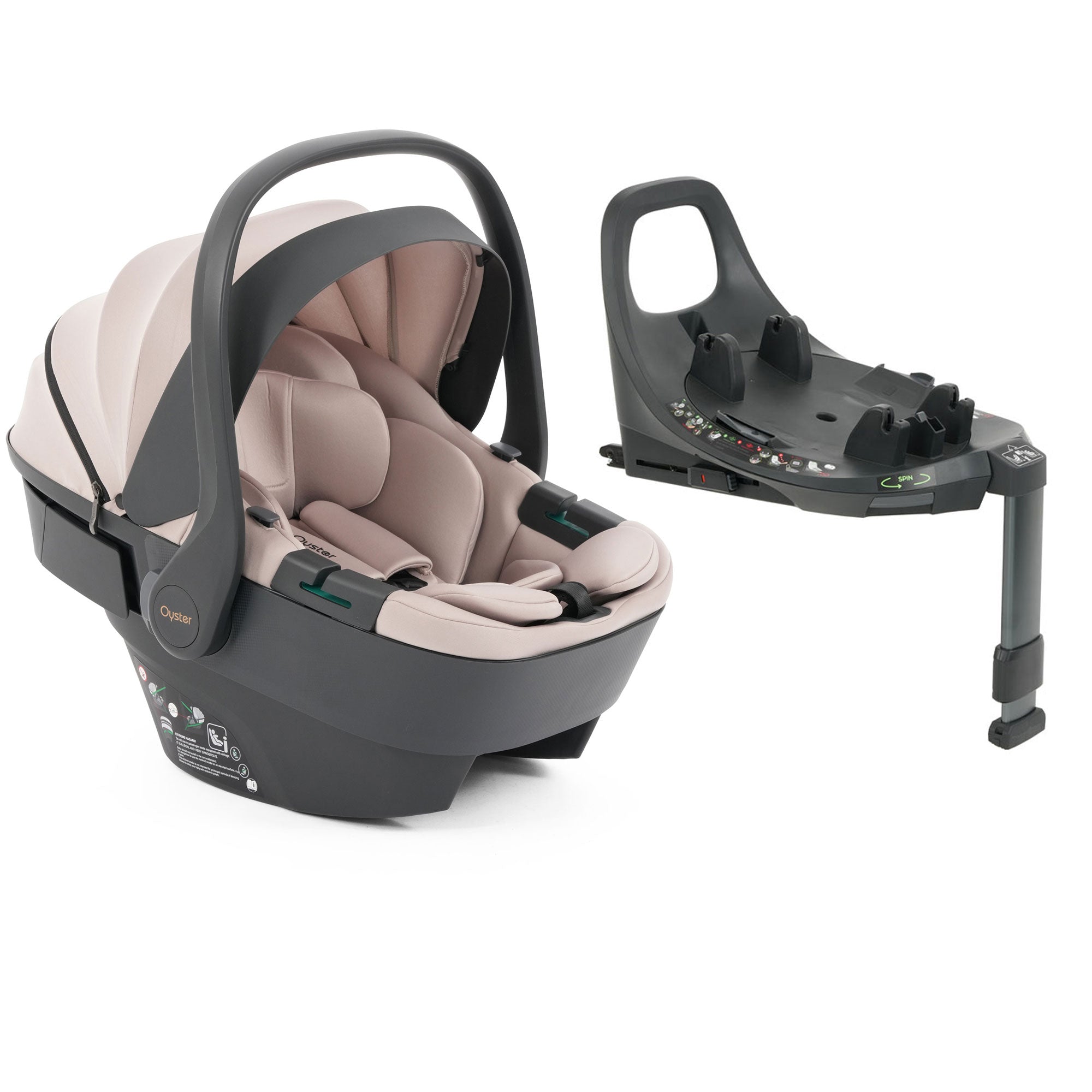 Oyster Capsule 360 i-Size Car Seat in Vanilla