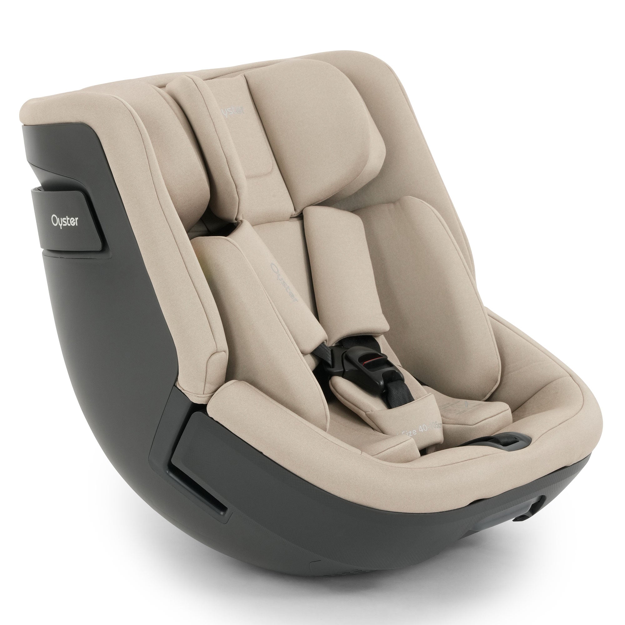 Oyster Toddler 360 i-Size Car Seat in Buttermilk