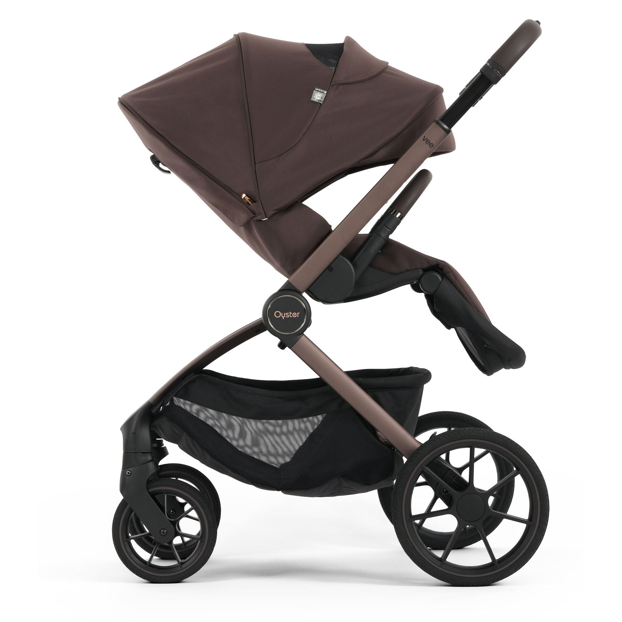 Oyster Vee Travel System Bundle in Chocolate