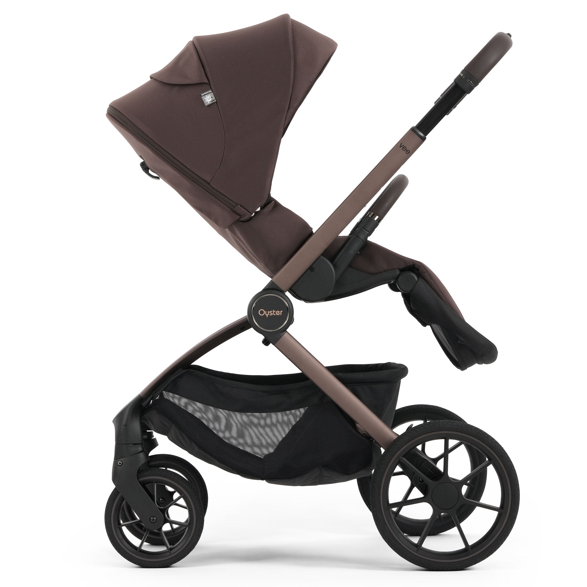 Oyster Vee Travel System Bundle in Chocolate