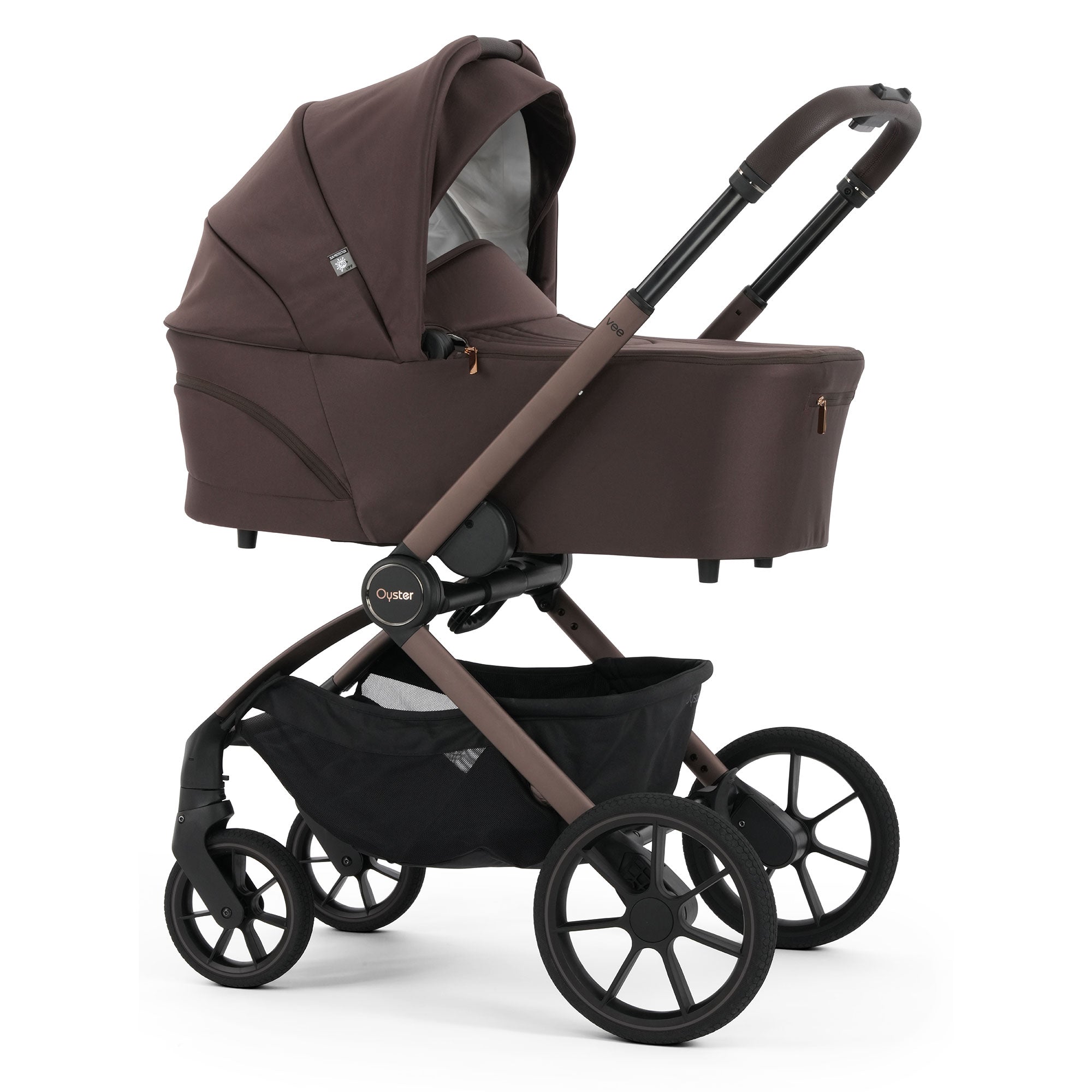 Oyster Vee Travel System Bundle in Chocolate
