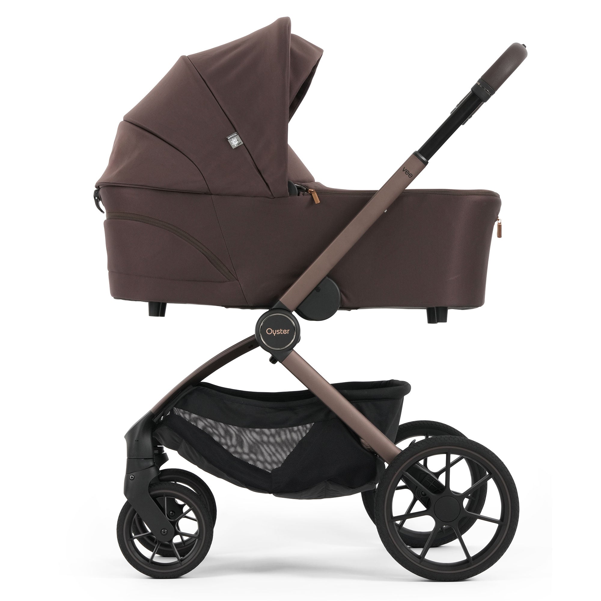Oyster Vee Travel System Bundle in Chocolate