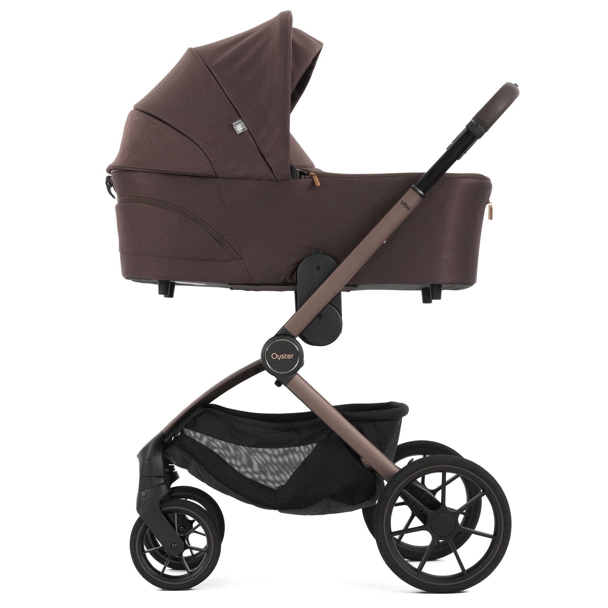 Oyster Vee Travel System Bundle in Chocolate
