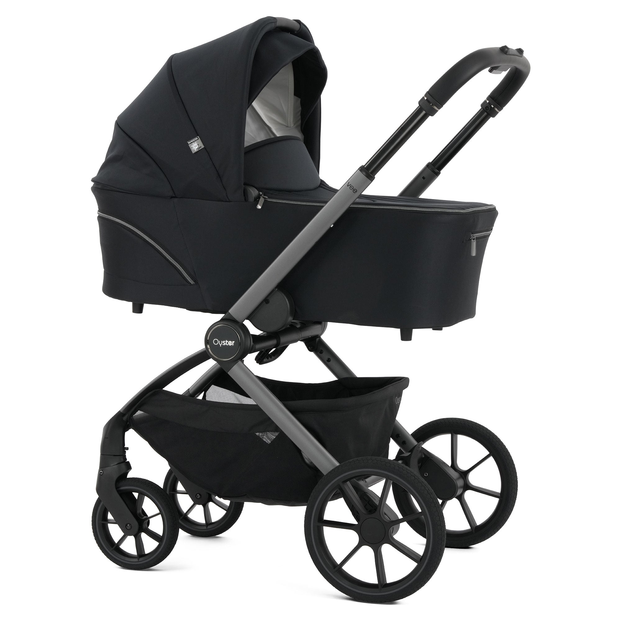 Oyster Vee Travel System Bundle in Liquorice